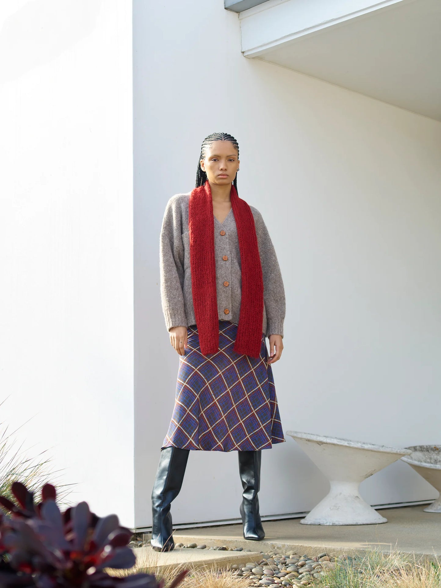 Atelier Delphine Amelia Cardigan in Deer