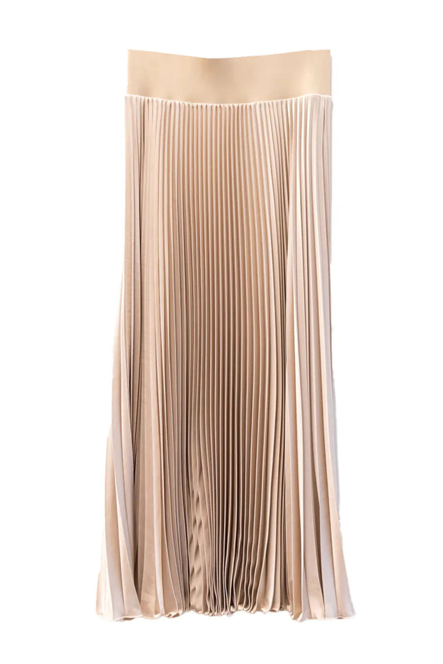 Loyd/Ford Dobby Benedetto Midi Skirt in Taupe