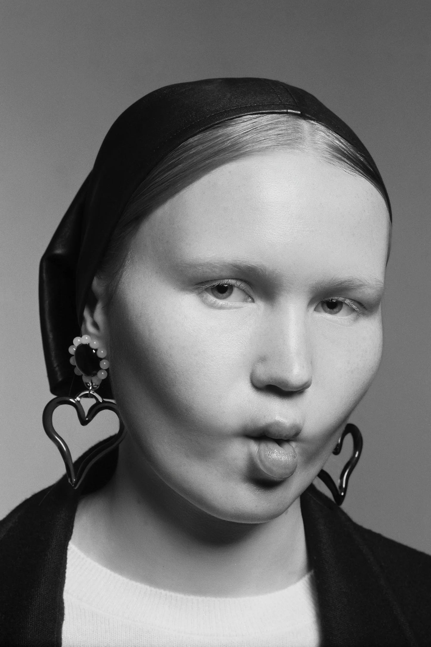 LEVENS JEWELS-XL Heart Earrings in Yellow