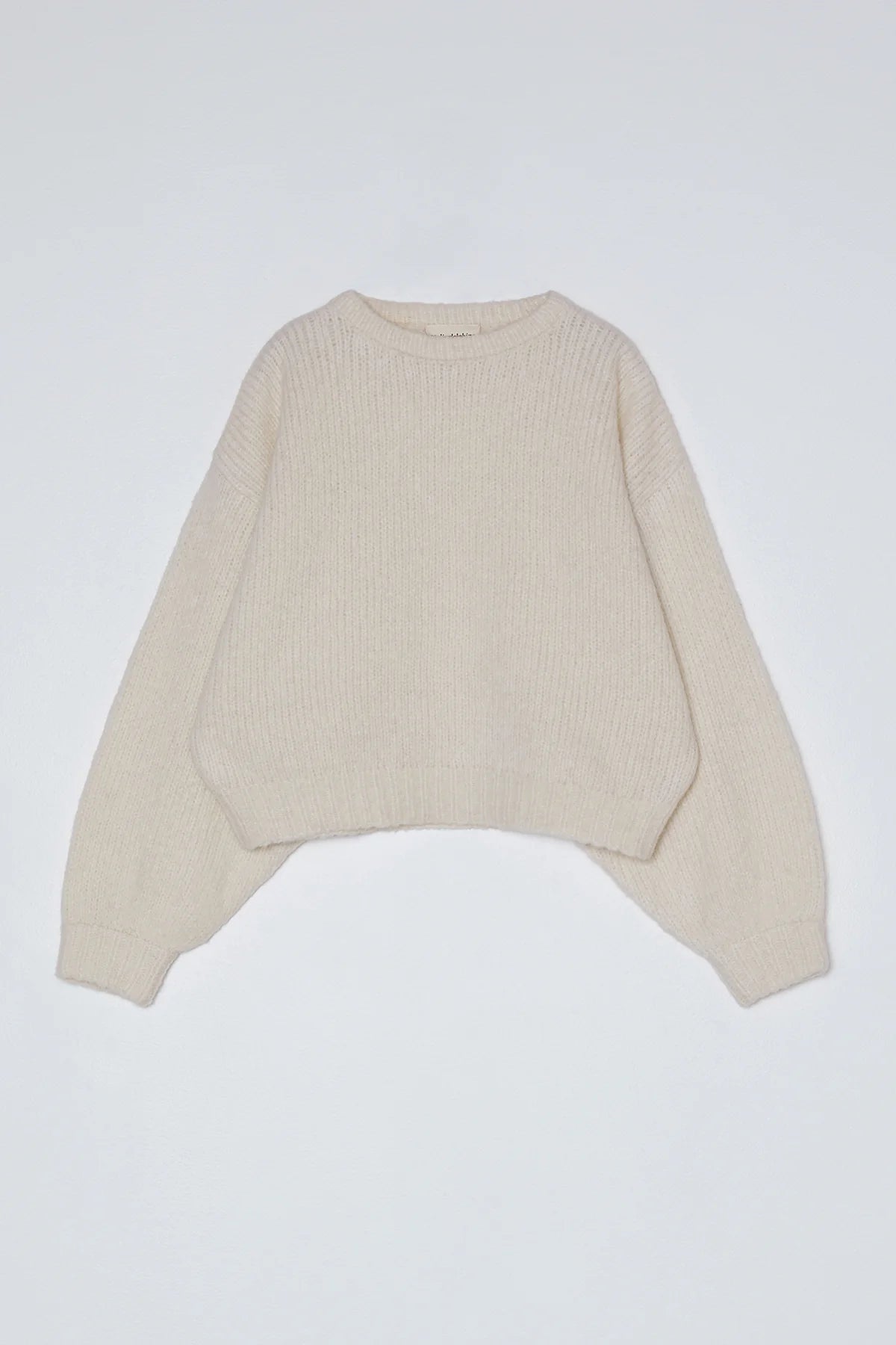 Atelier Delphine Balloon Sleeve Sweater in Cream