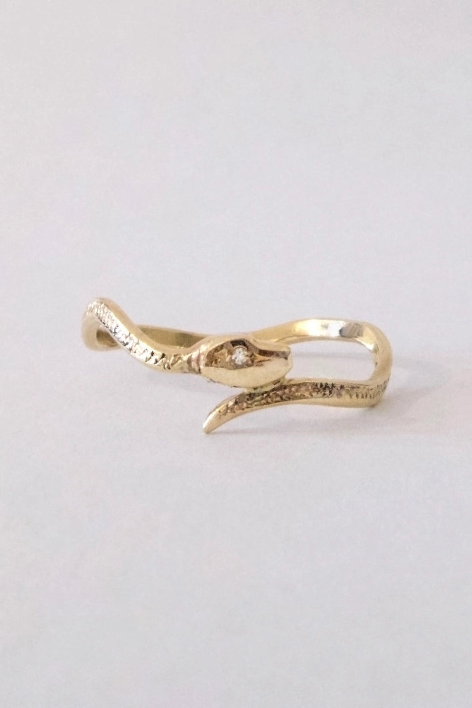 House of Snakes-Diamond Viper Ring