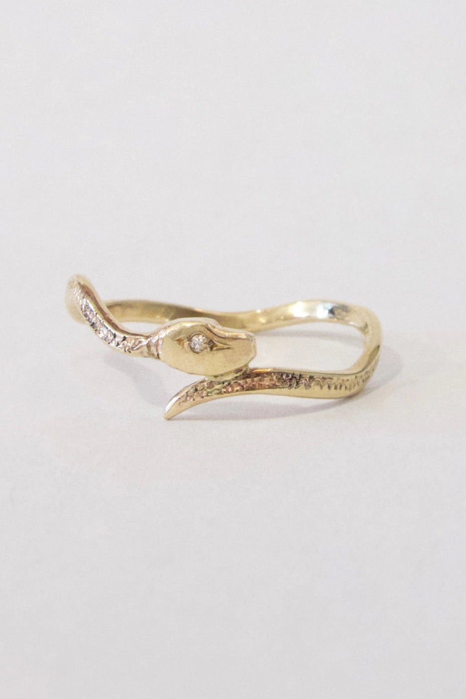 House of Snakes-Diamond Viper Ring