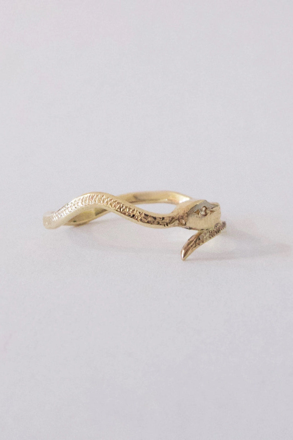 House of Snakes-Diamond Viper Ring