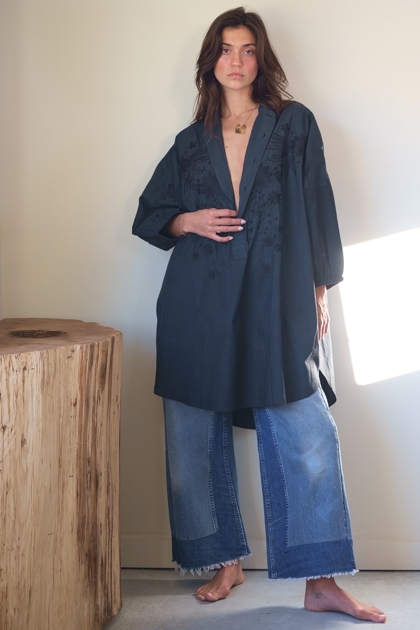 The Falls Daisy Kaftan - Midnight, Short