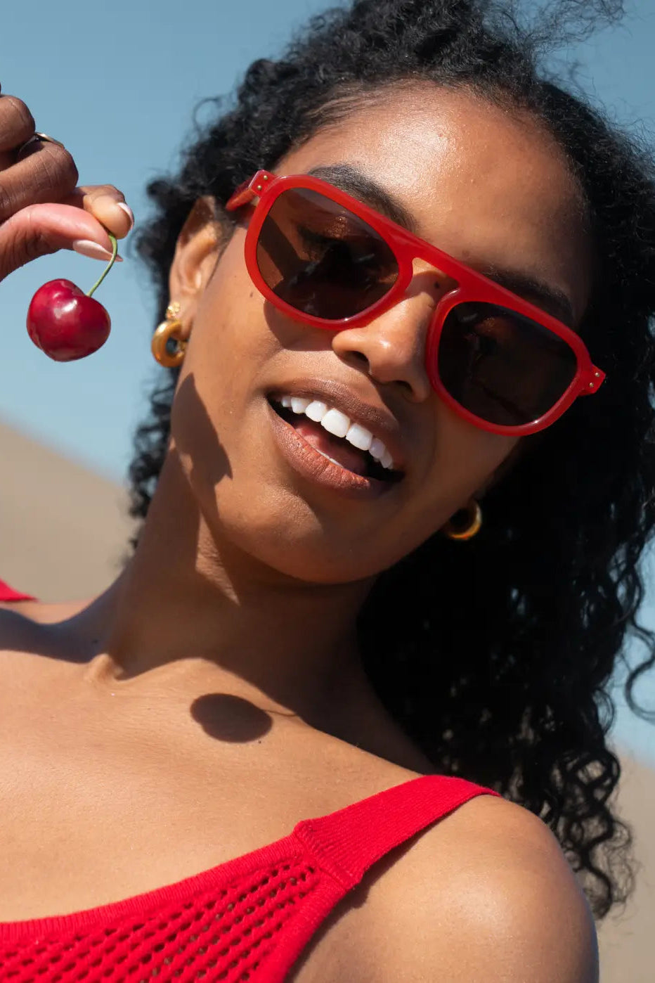 Sardine-Stevie Cherry Bomb Sunglasses
