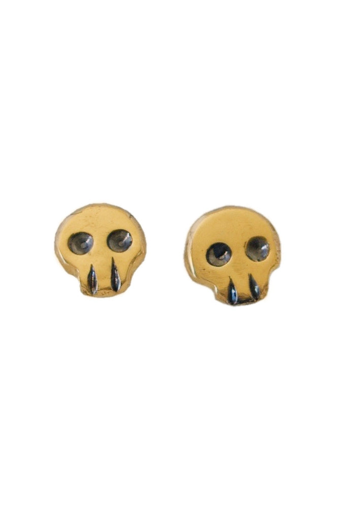 House of Snakes-Skull Stud Earring Pair