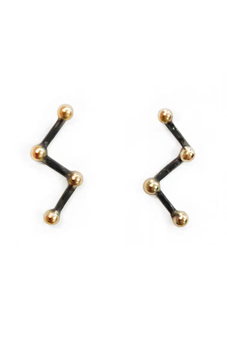 House of Snakes-Cassiopeia Post Earrings