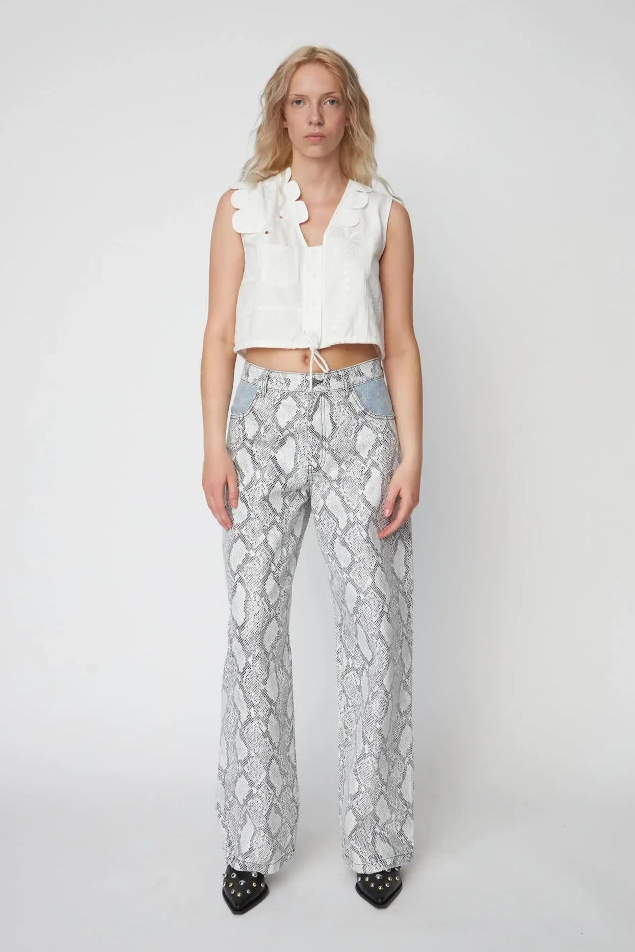 Stella Nova-Elements Embroidered Cotton Top