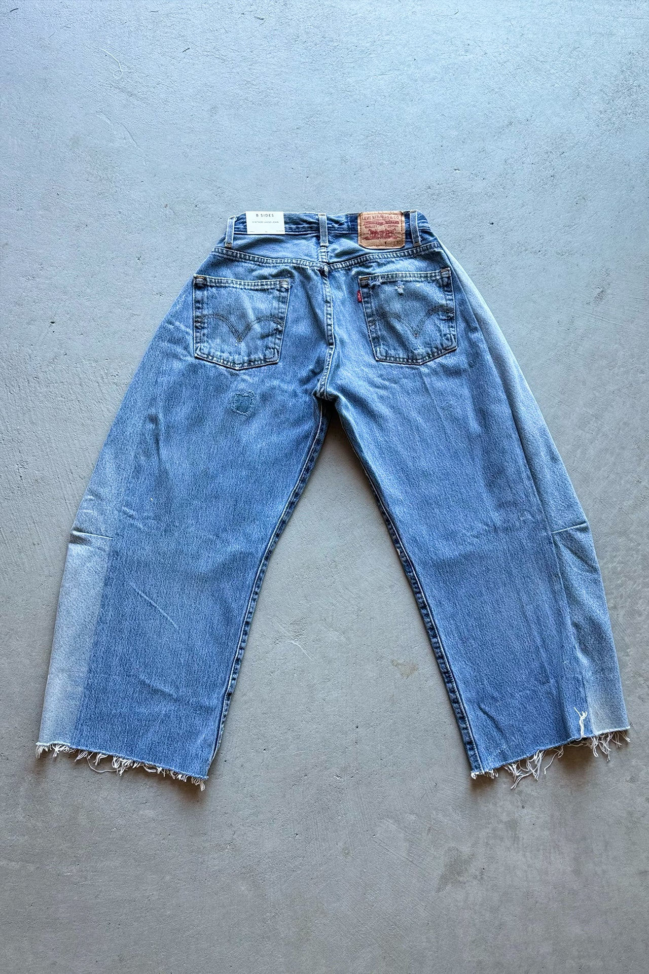 B SIDES Vintage Lasso Jean in Vintage Indigo-Style 01-Size 24