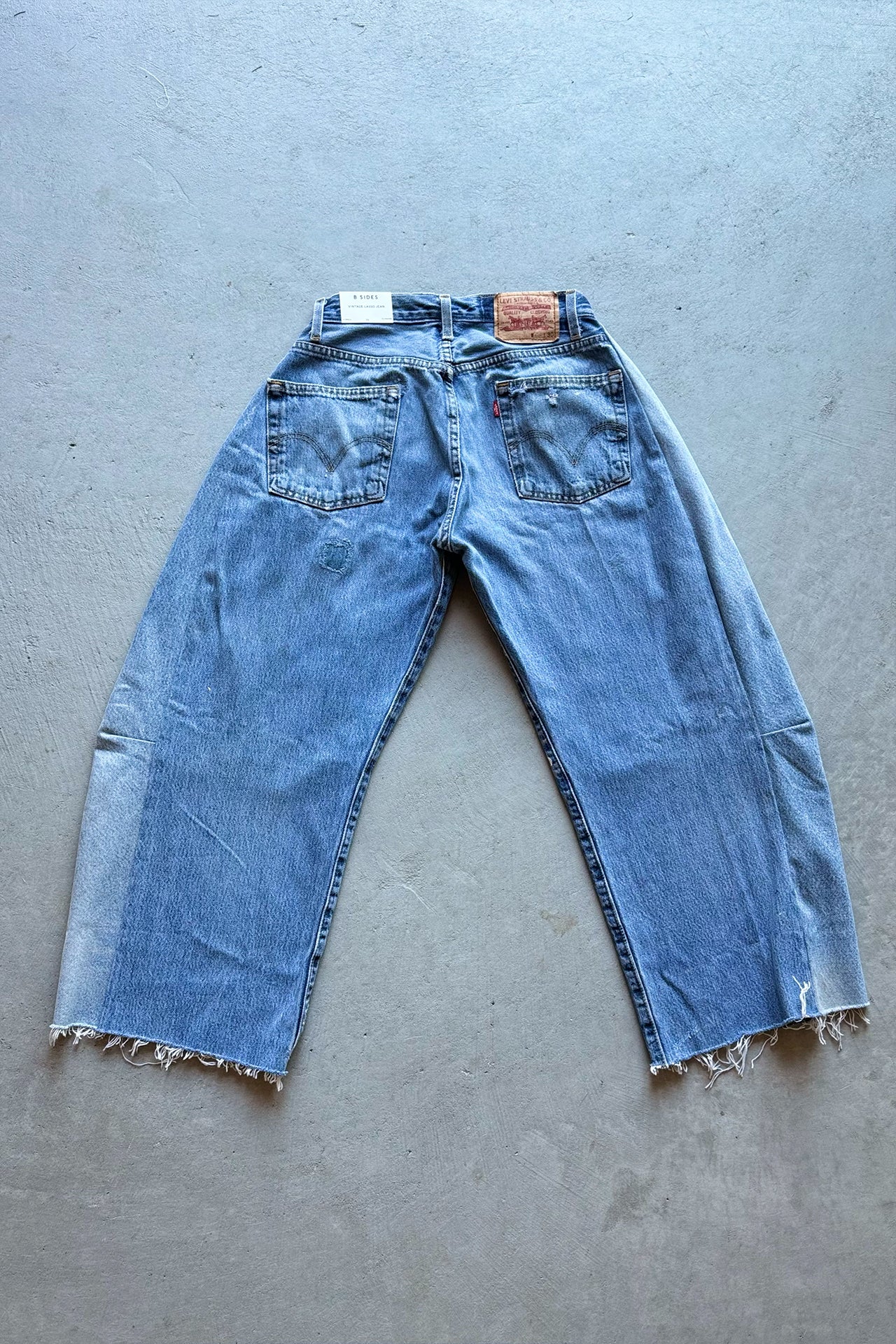 B SIDES Vintage Lasso Jean in Vintage Indigo-Style 02-Size 24