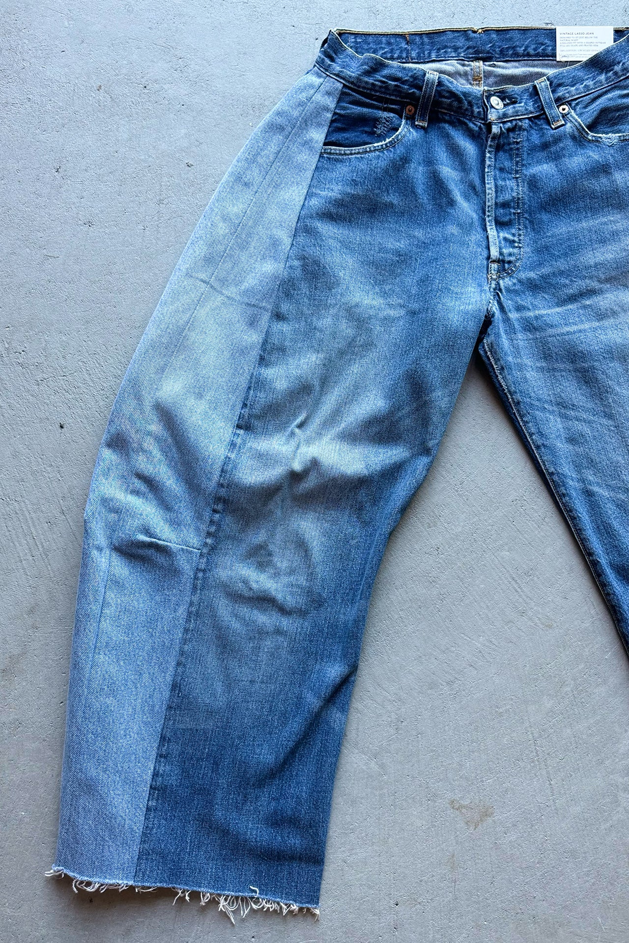 B SIDES Vintage Lasso Jean in Vintage Indigo-Style 01-Size 25