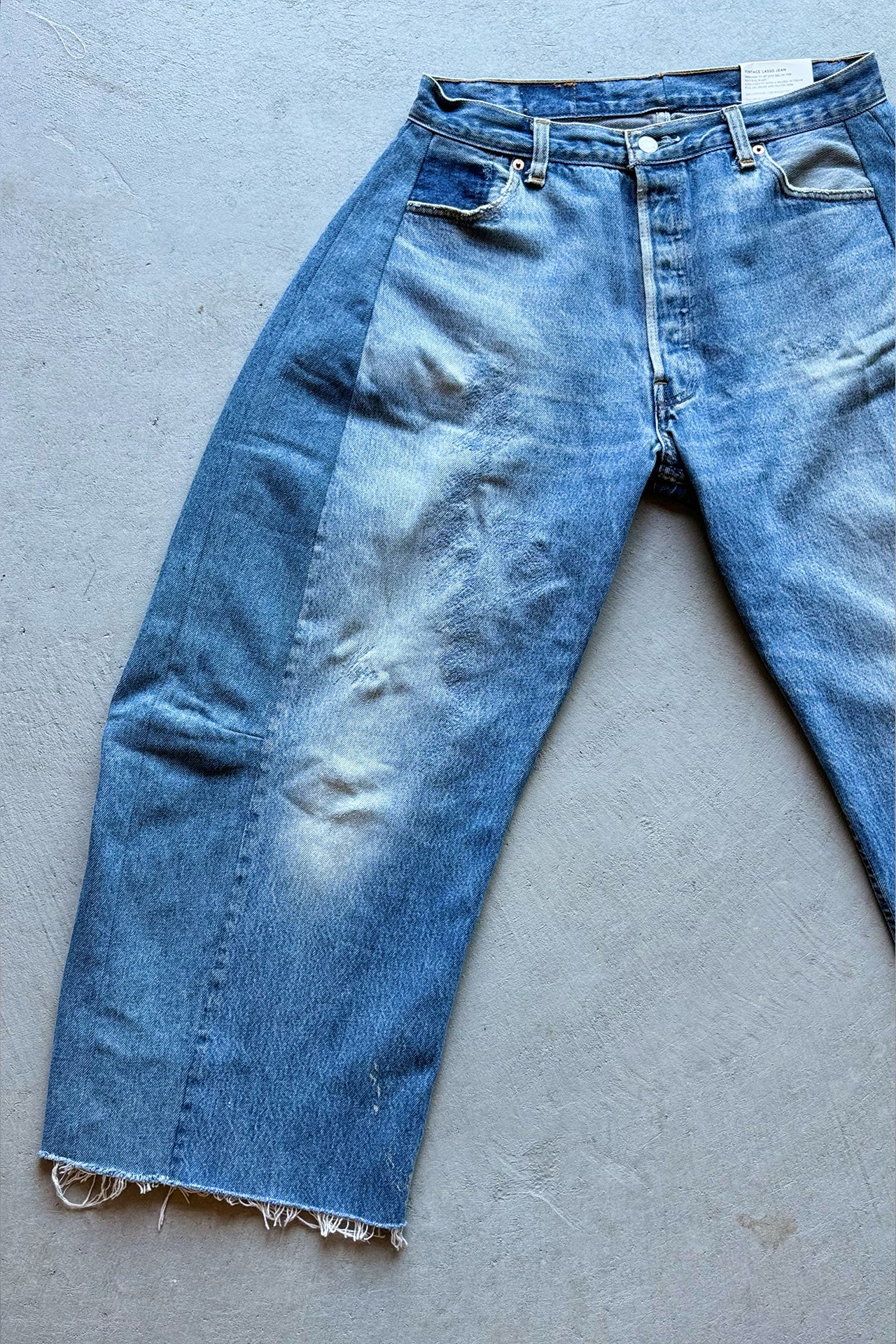 B SIDES Vintage Lasso Jean in Vintage Indigo-Style 01-Size 27