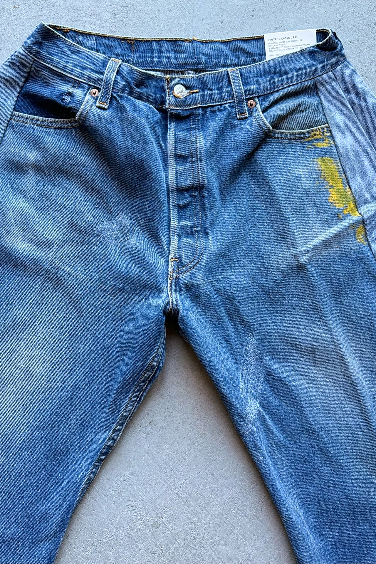 B SIDES Vintage Lasso Jean in Vintage Indigo-Style 02-Size 27