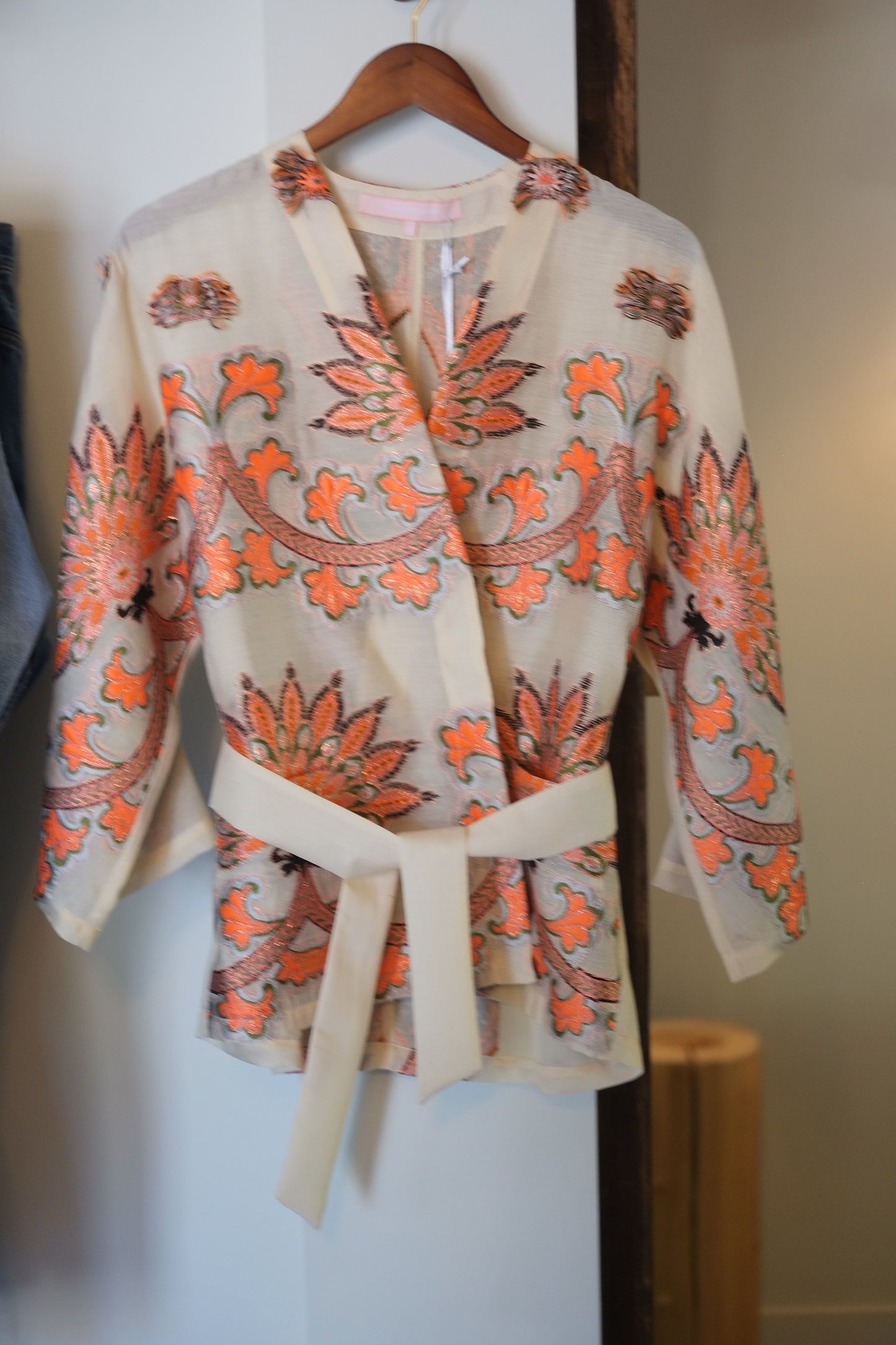 Valerie Khalfon Veste Jacquard in Orange