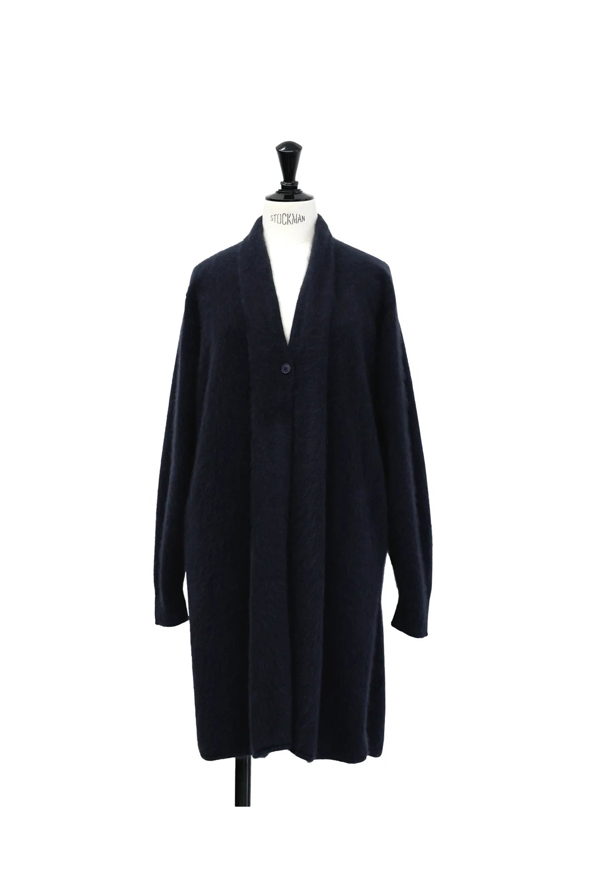 C.T.plage Raccoon Long Cardigan in Navy