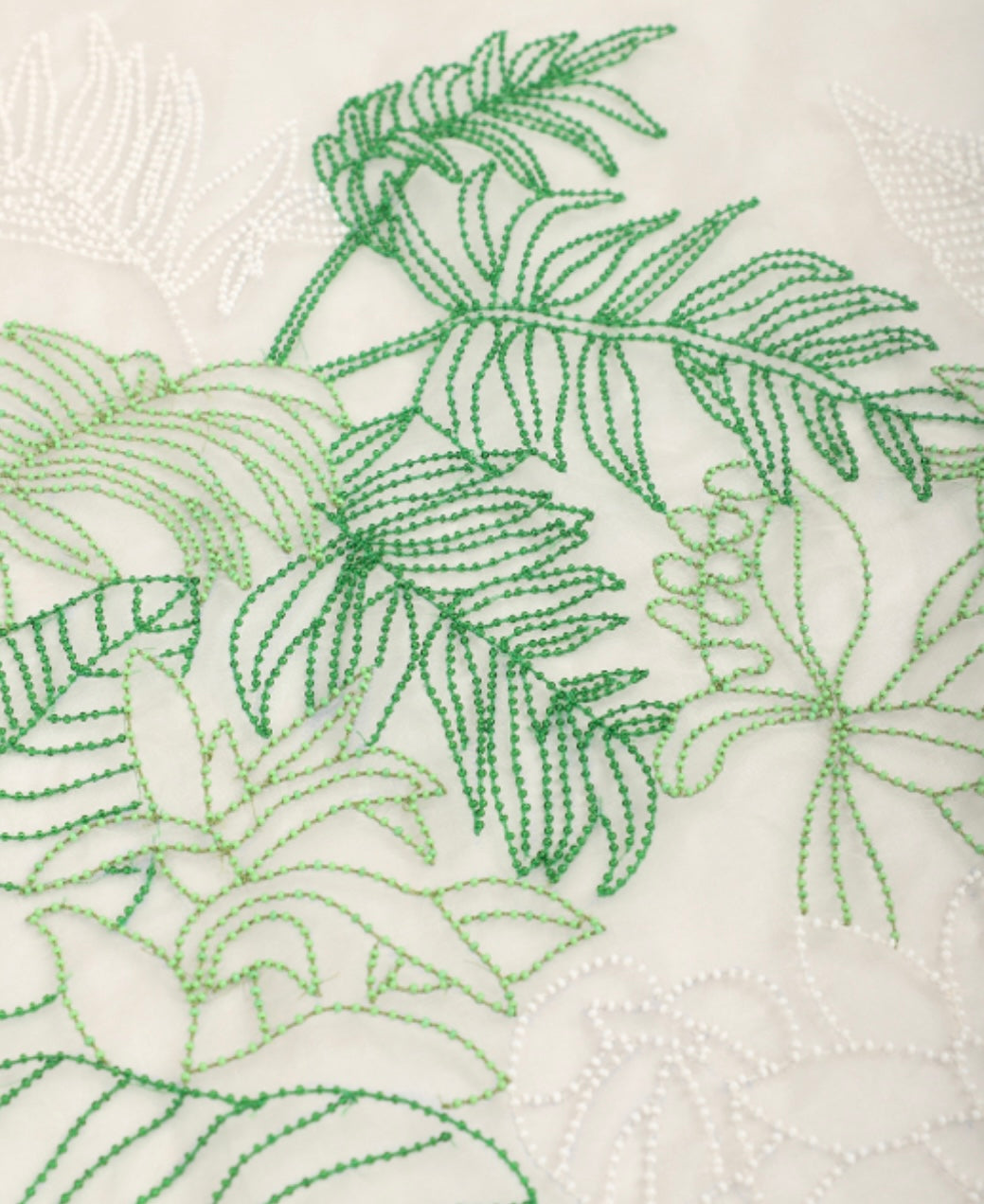 Olivia Dar Beaded Organza Top - Tropical