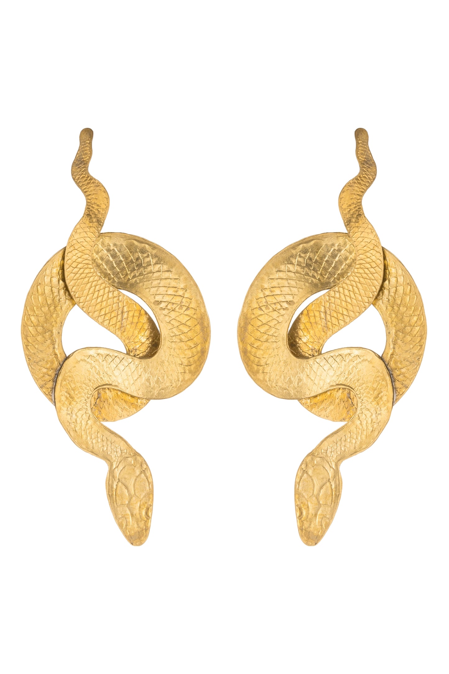 We Dream in Colour Anagata Snake Earrings