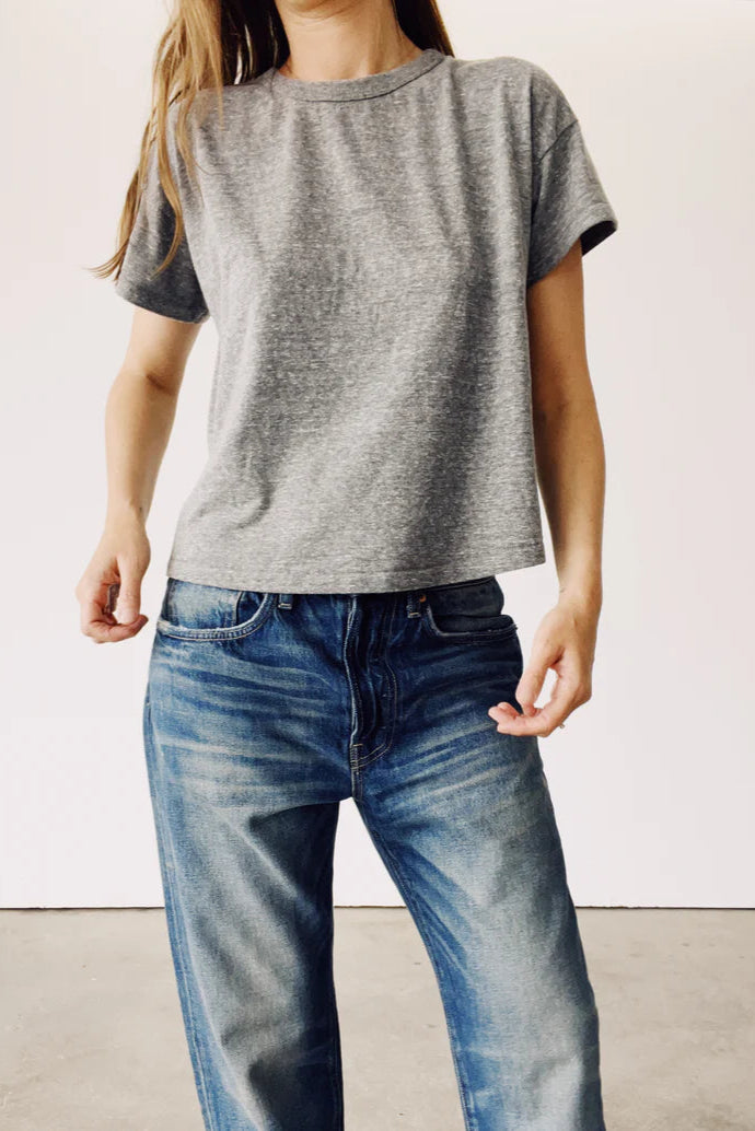 Hey Gang -The Boxy Tee in P.E. Grey