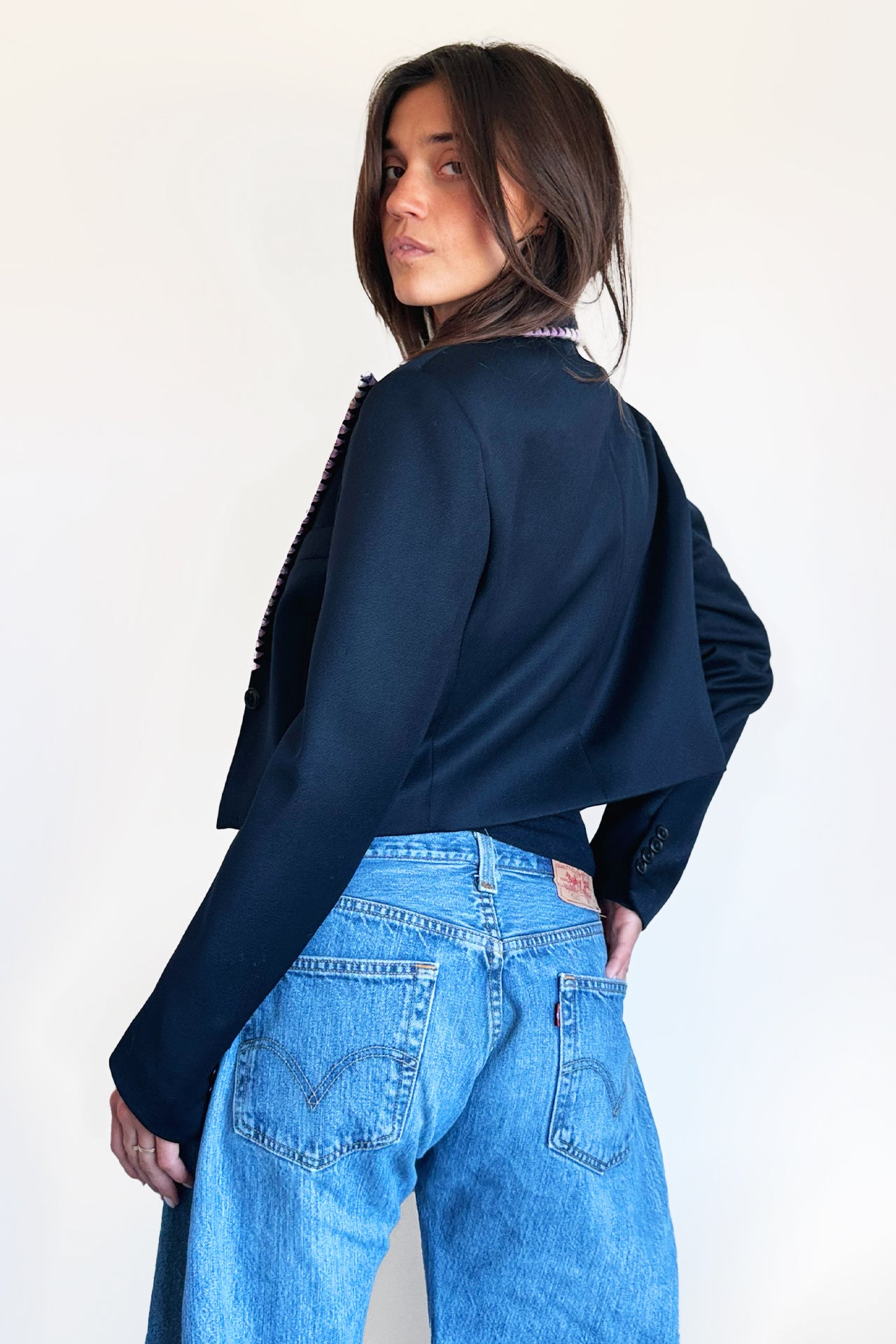 Claramonte Bolero in Dark Navy