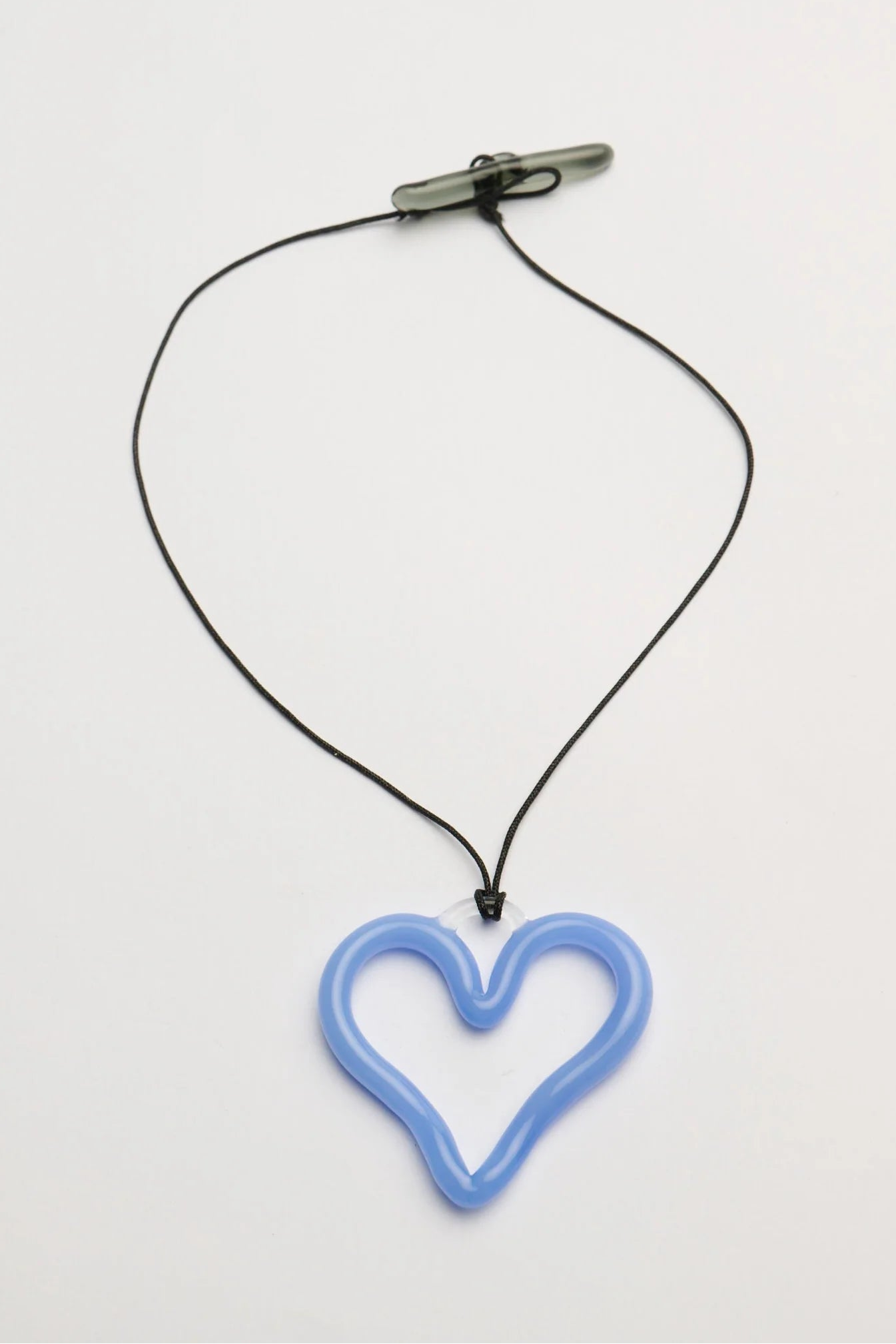 LEVENS JEWELS-Heart Pendant Necklace in Blue