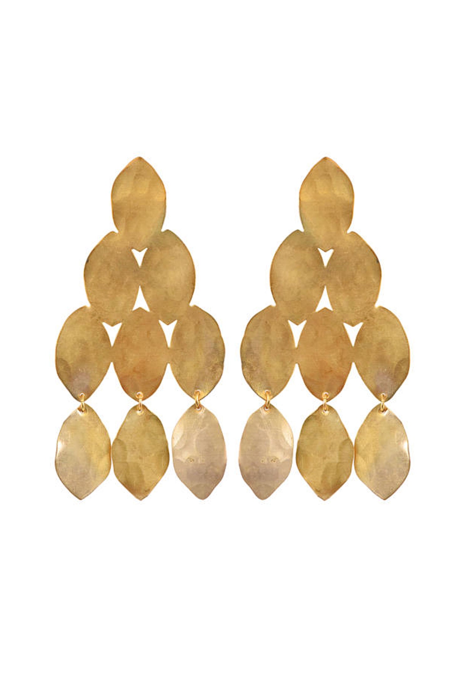 We Dream in Colour Brass Kiketta Earrings