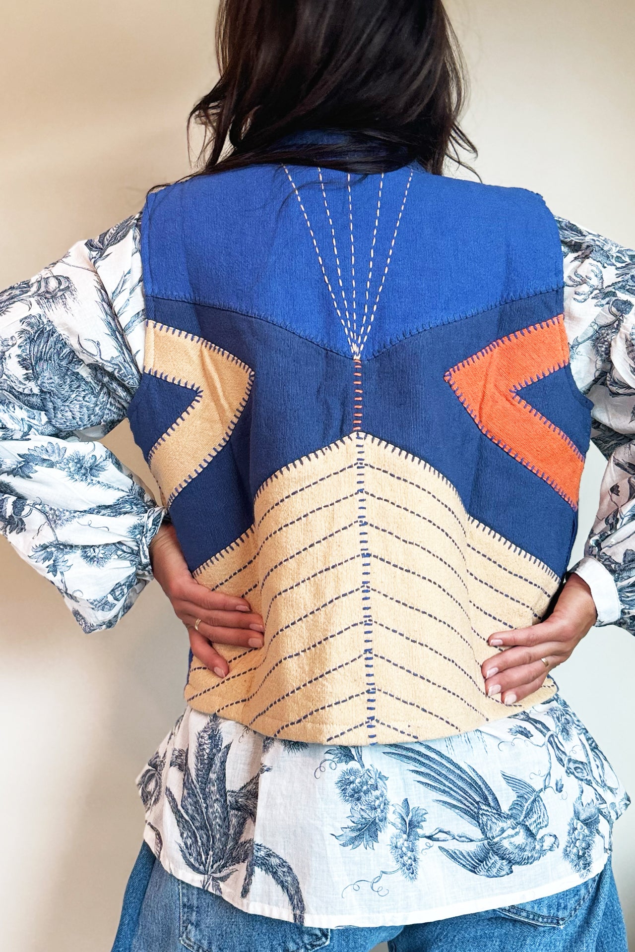 Be Parisian Chevrons Vest