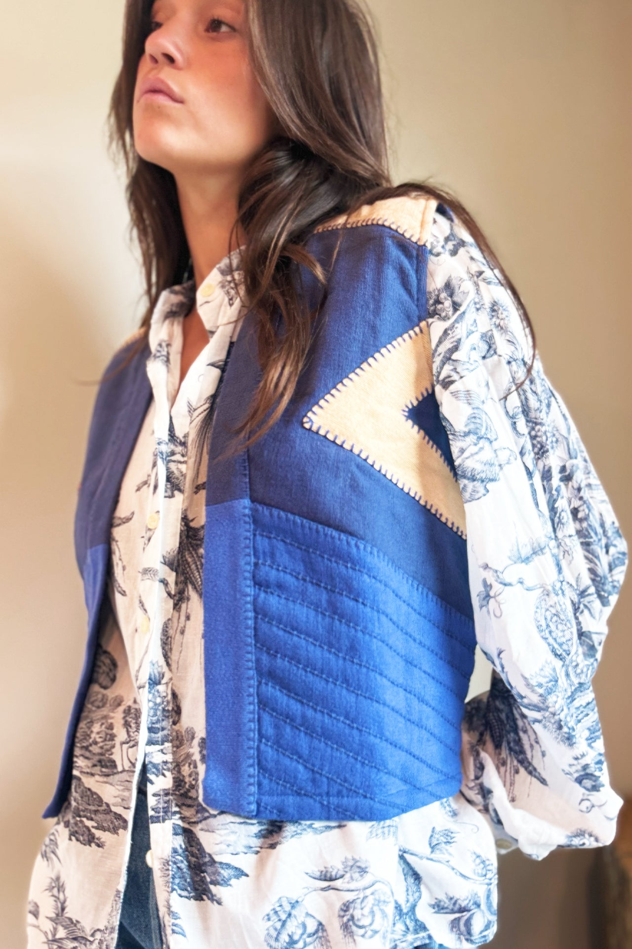 Be Parisian Chevrons Vest