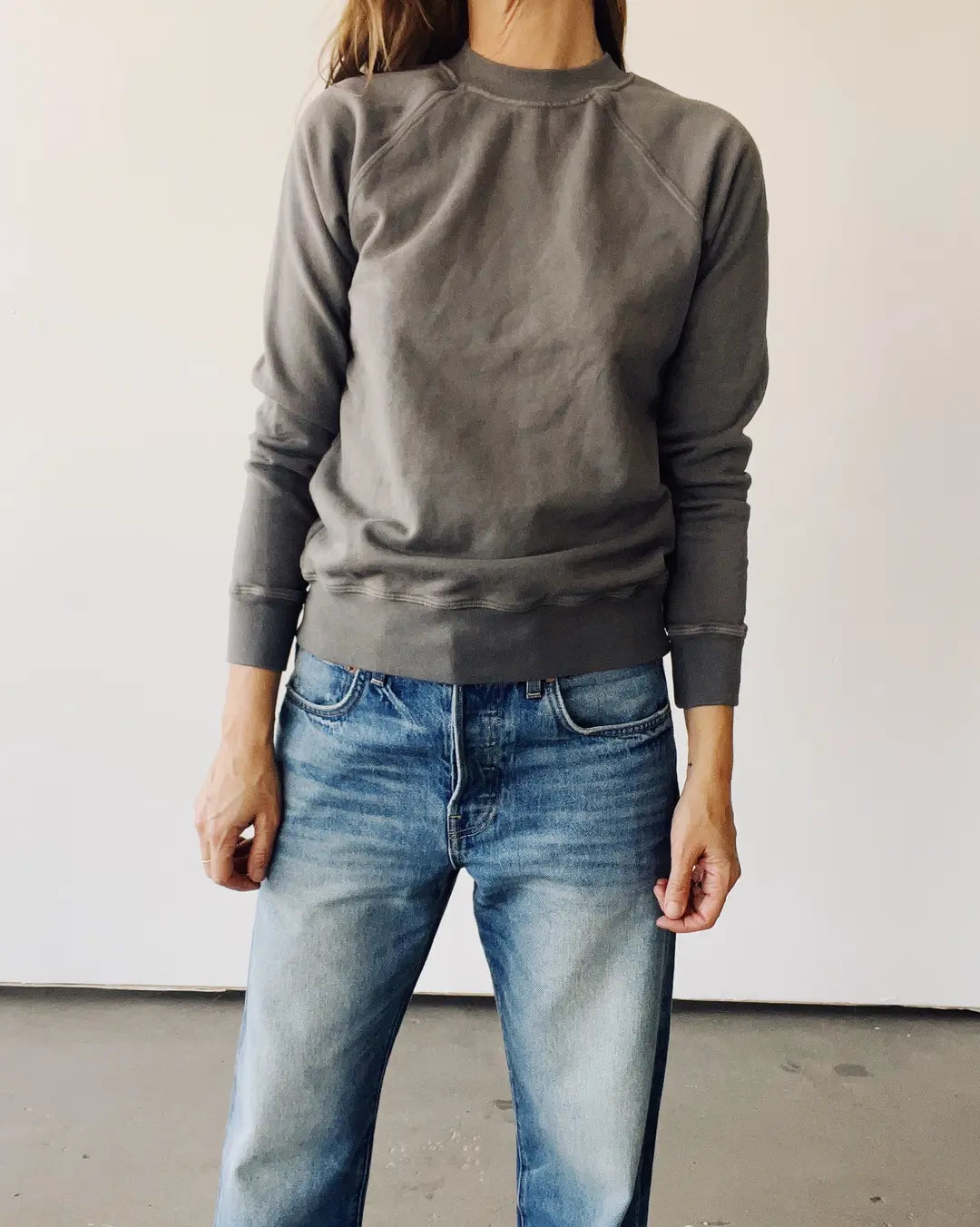 Hey Gang -The Sweatshirt Faded Grey