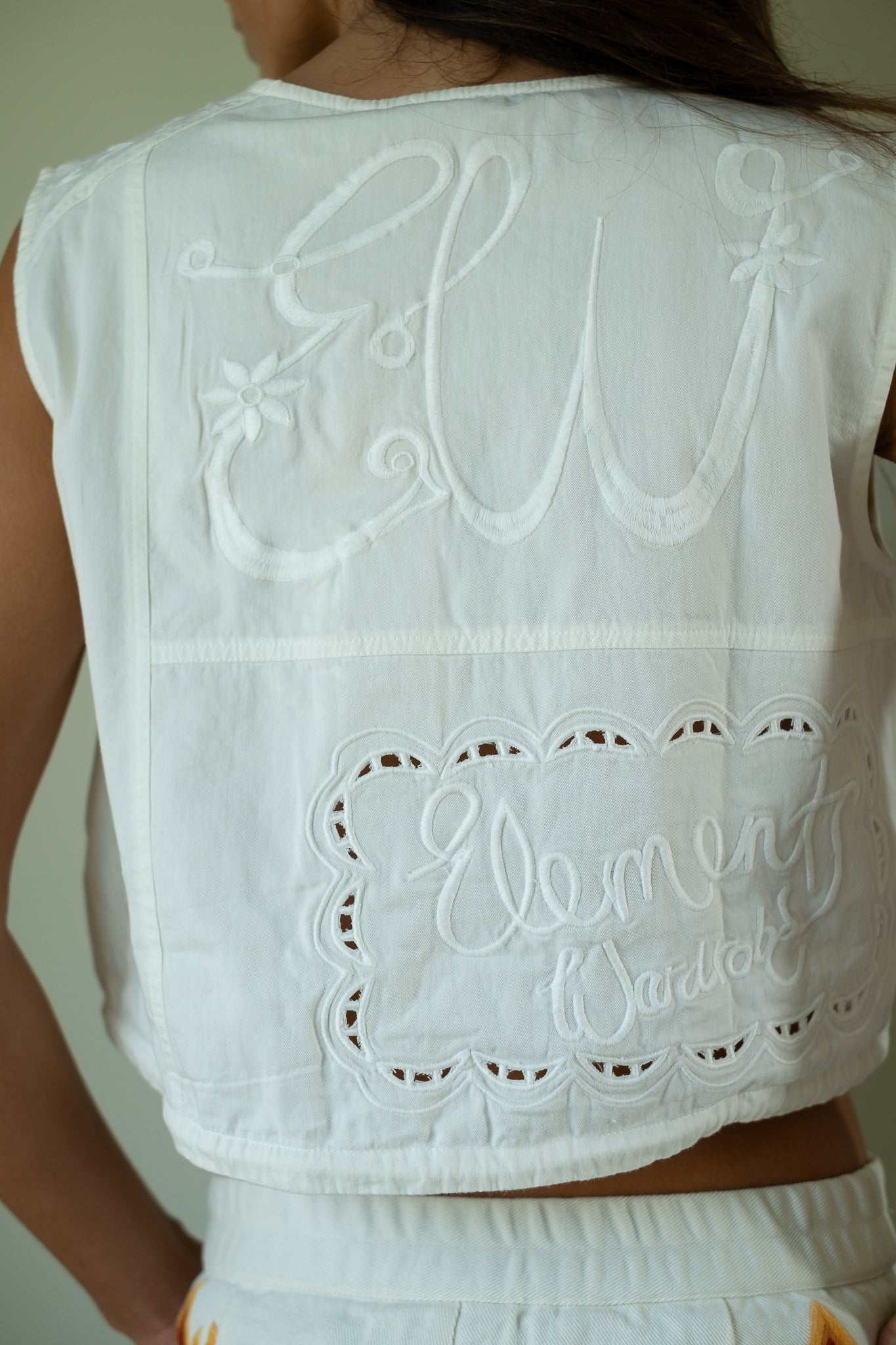 Stella Nova-Elements Embroidered Cotton Top
