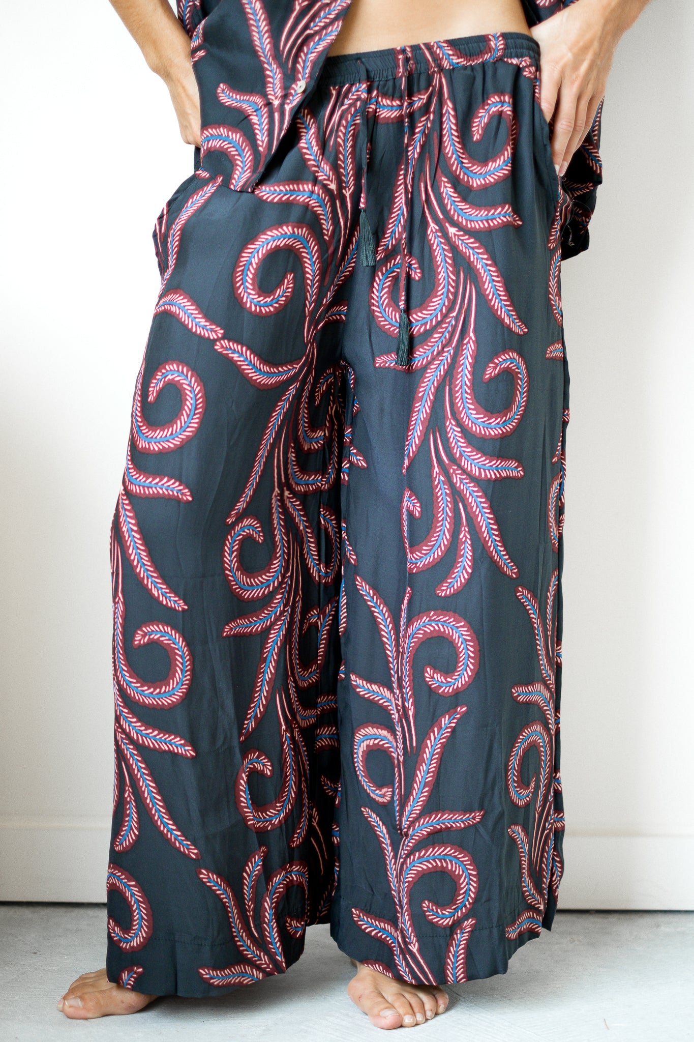 Natalie Martin Lauren Pant in Feather Black