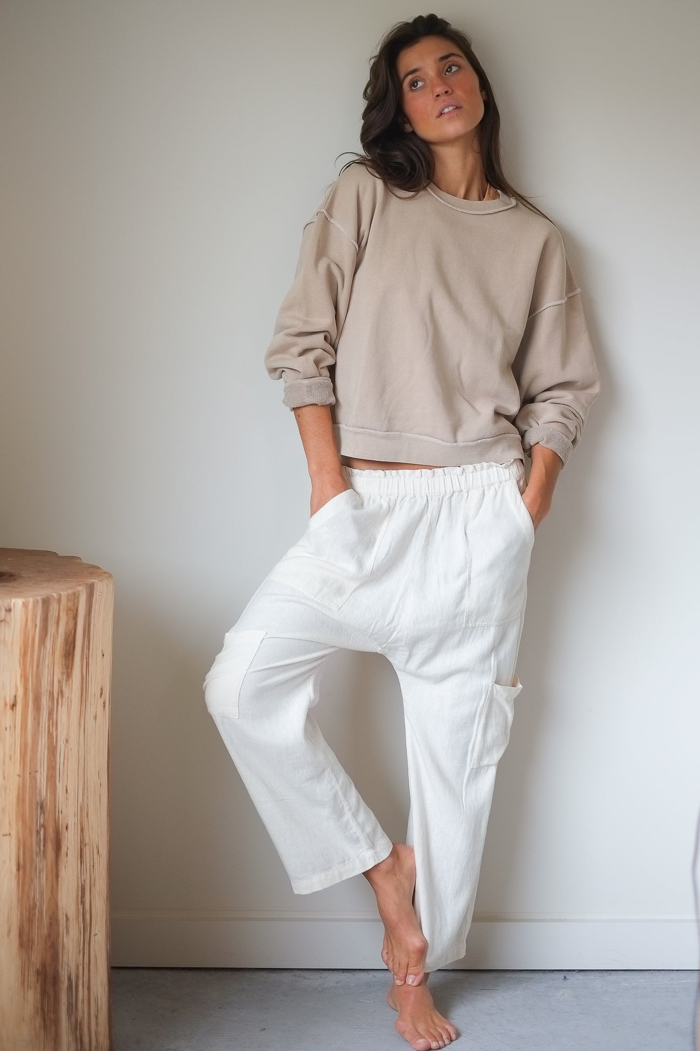 NSF Kenya Sweatshirt in Faded Taupe