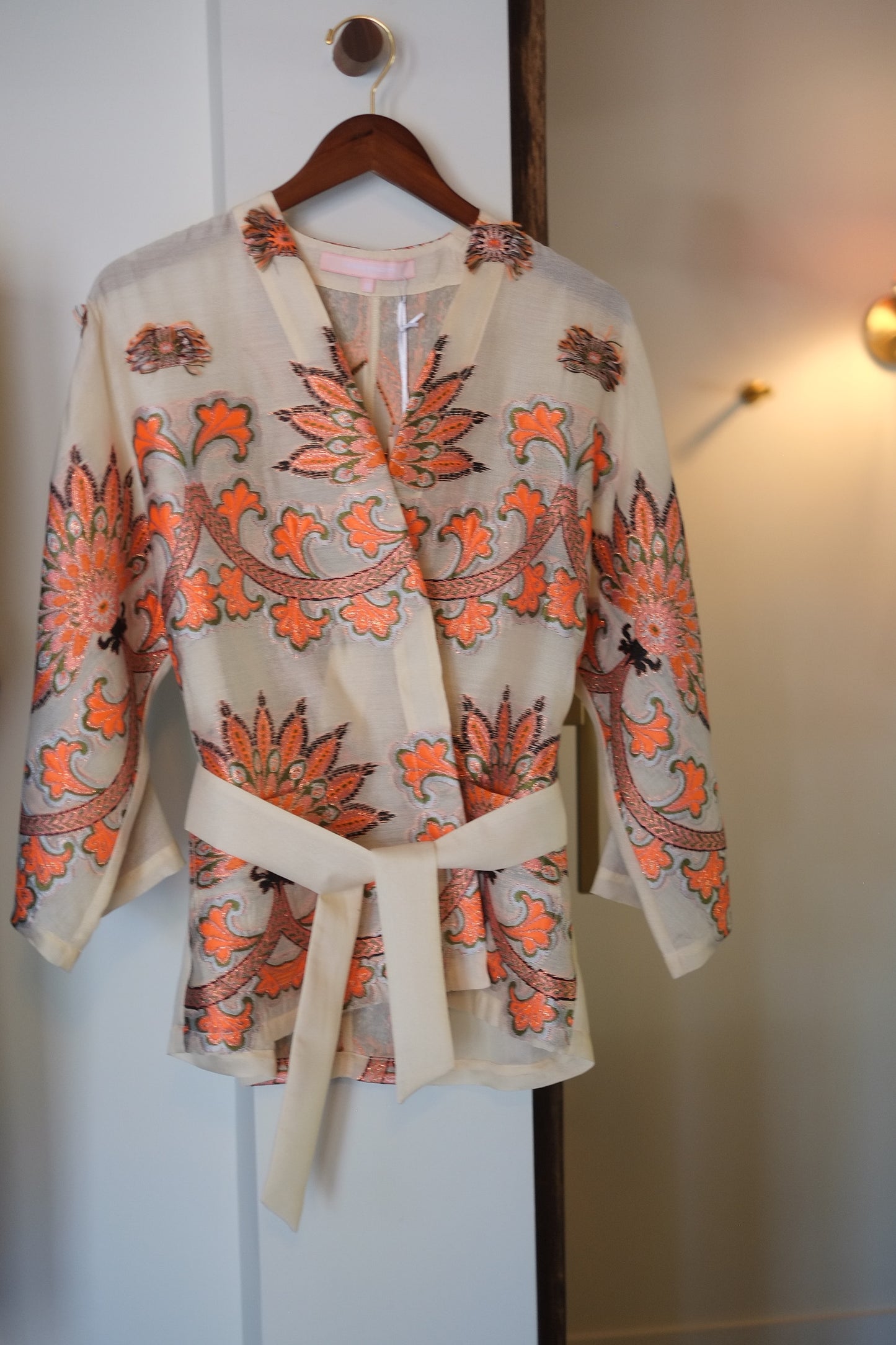 Valerie Khalfon Veste Jacquard in Orange