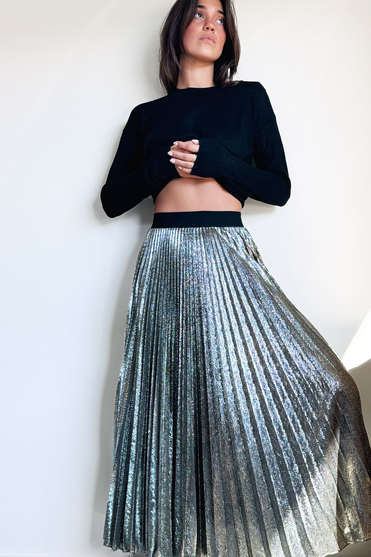 Loyd/Ford Classic Glitter Skirt in Gold
