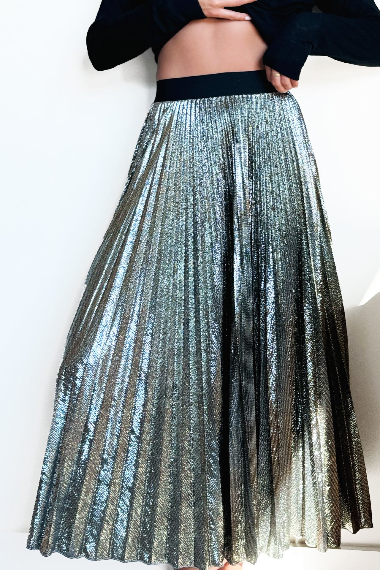 Loyd/Ford Classic Glitter Skirt in Gold