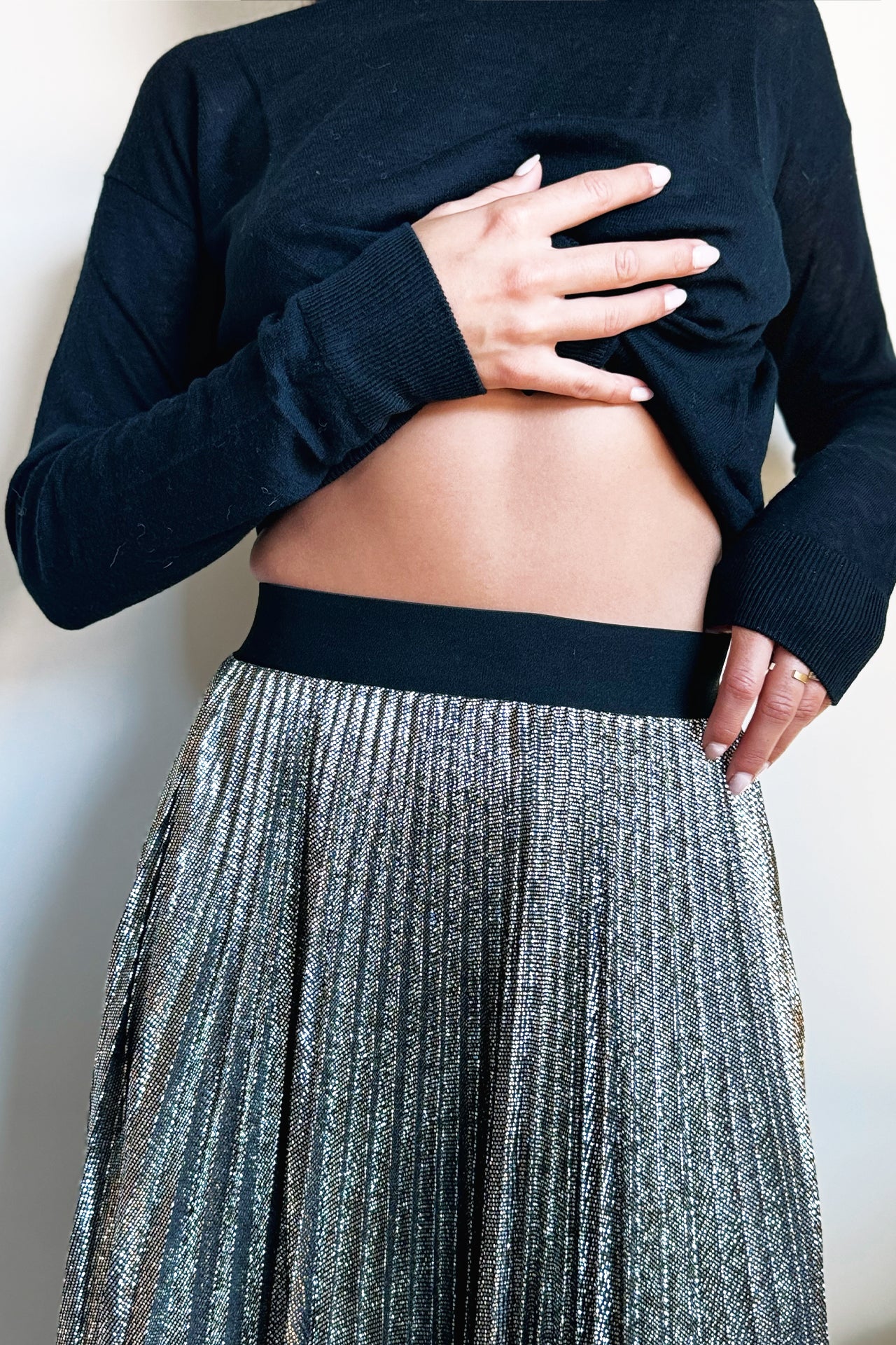 Loyd/Ford Classic Glitter Skirt in Gold