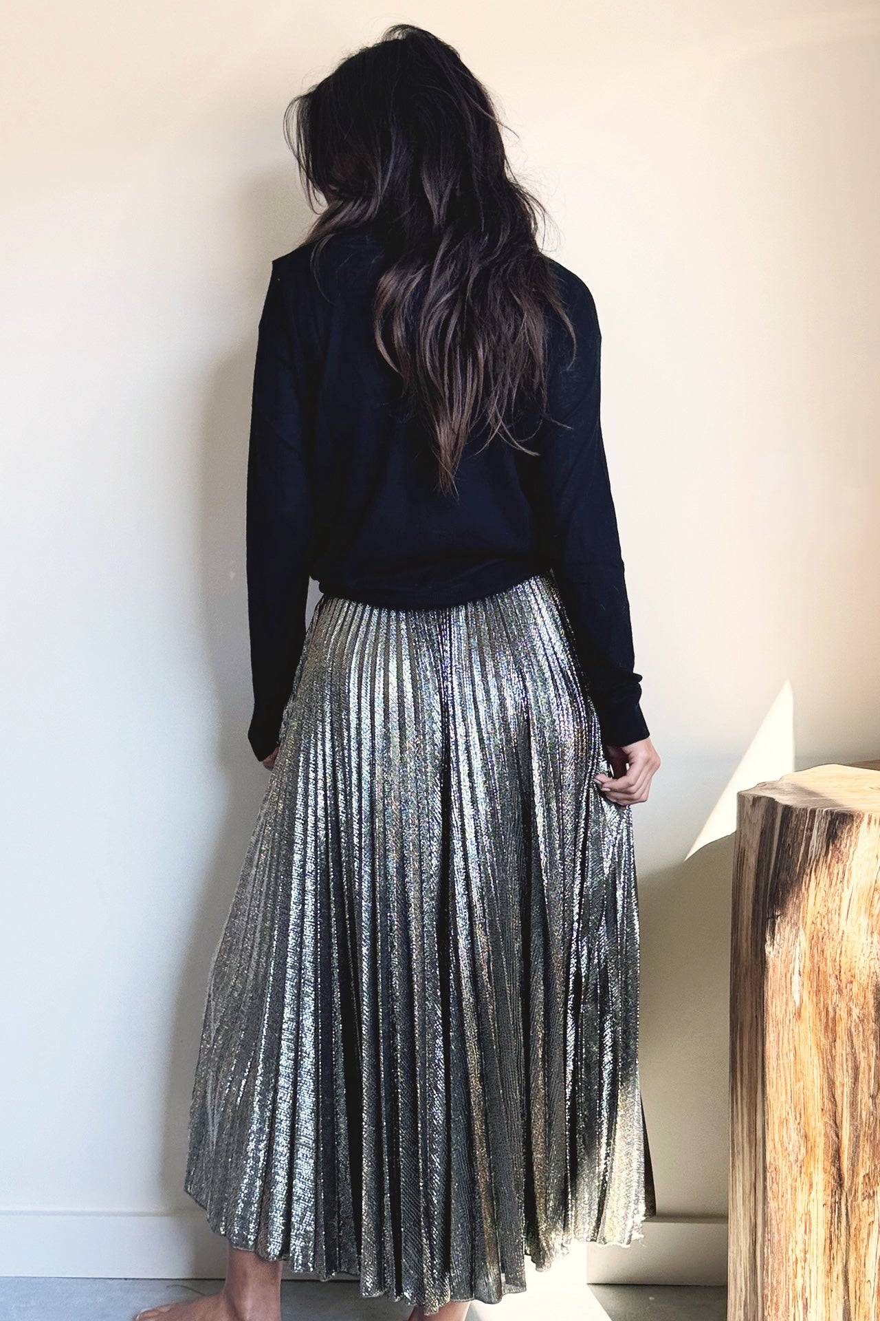 Loyd/Ford Classic Glitter Skirt in Gold