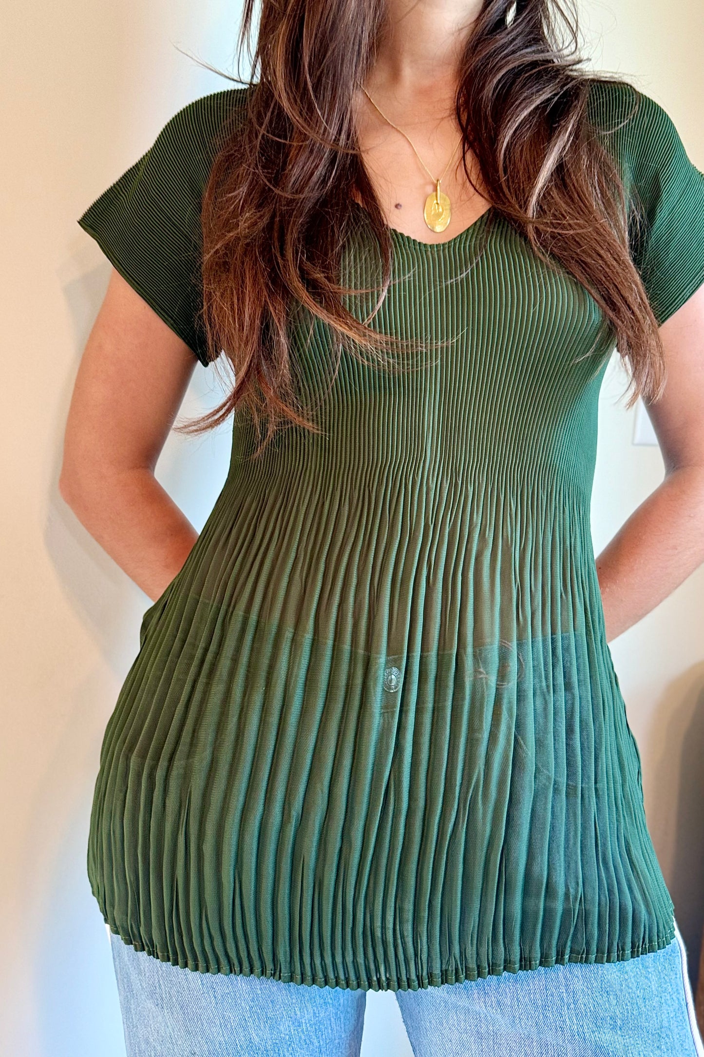 Nin Studio Medusa Top in Pine