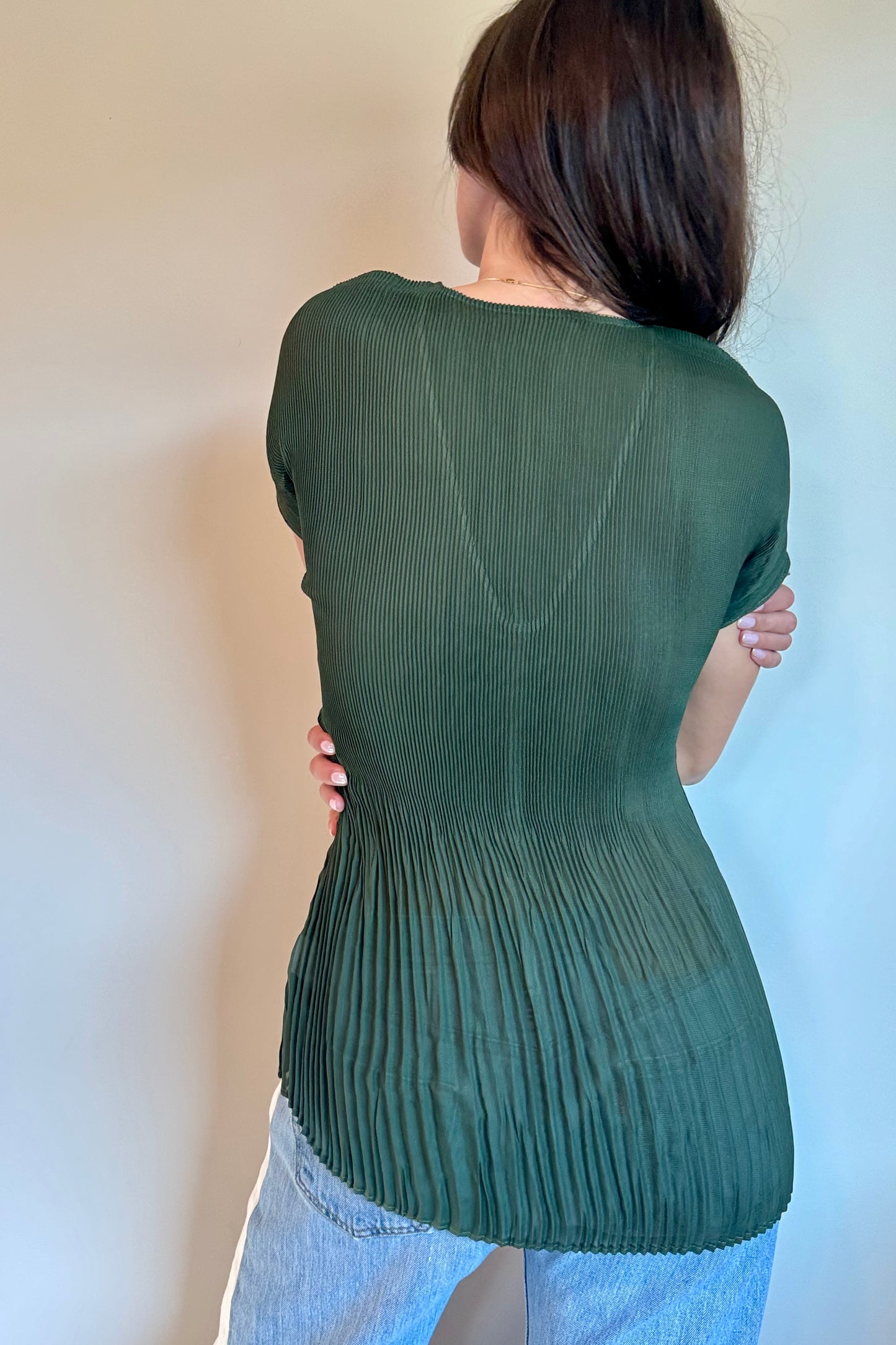 Nin Studio Medusa Top in Pine