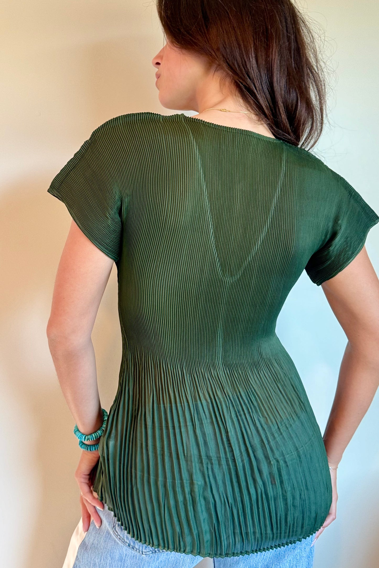 Nin Studio Medusa Top in Pine