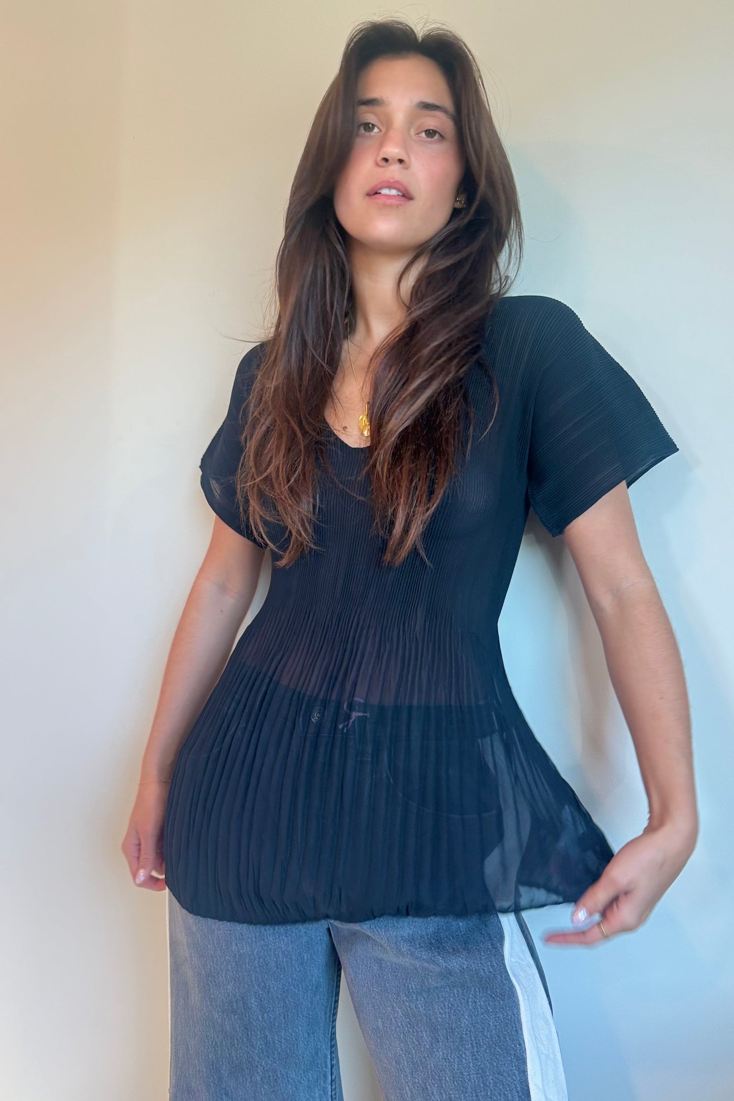 Nin Studio Medusa Top in Black