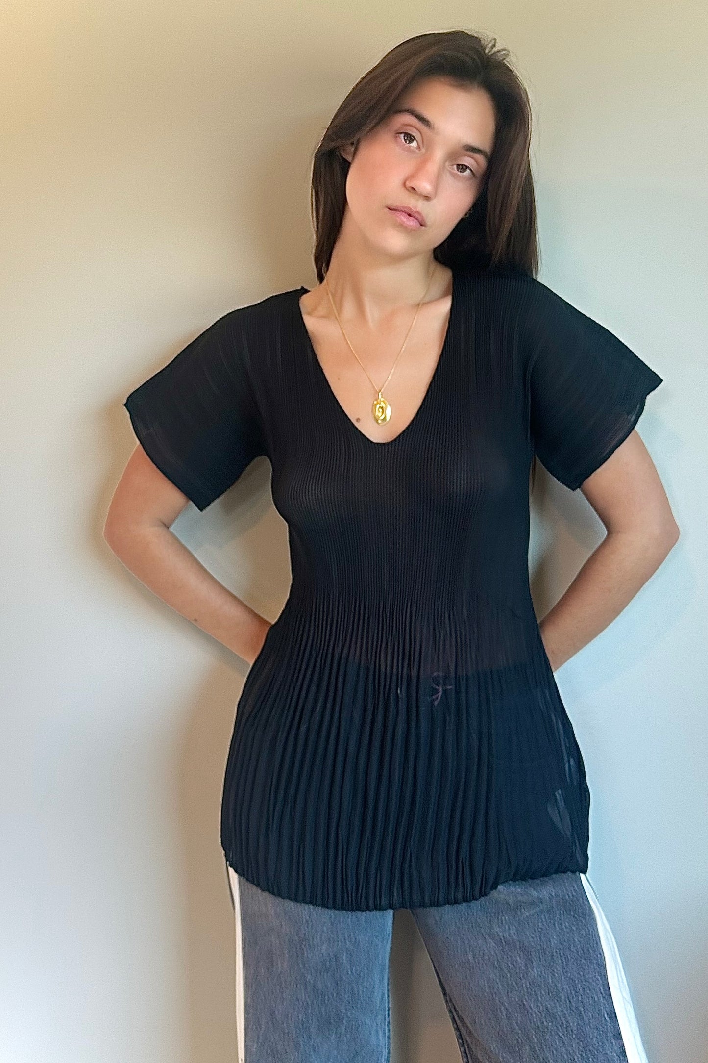 Nin Studio Medusa Top in Black