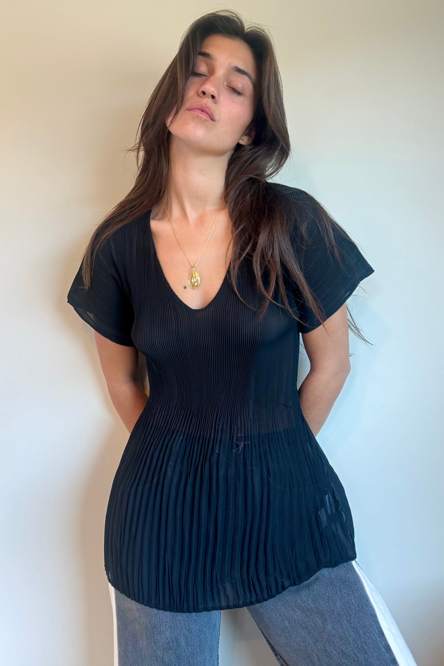 Nin Studio Medusa Top in Black