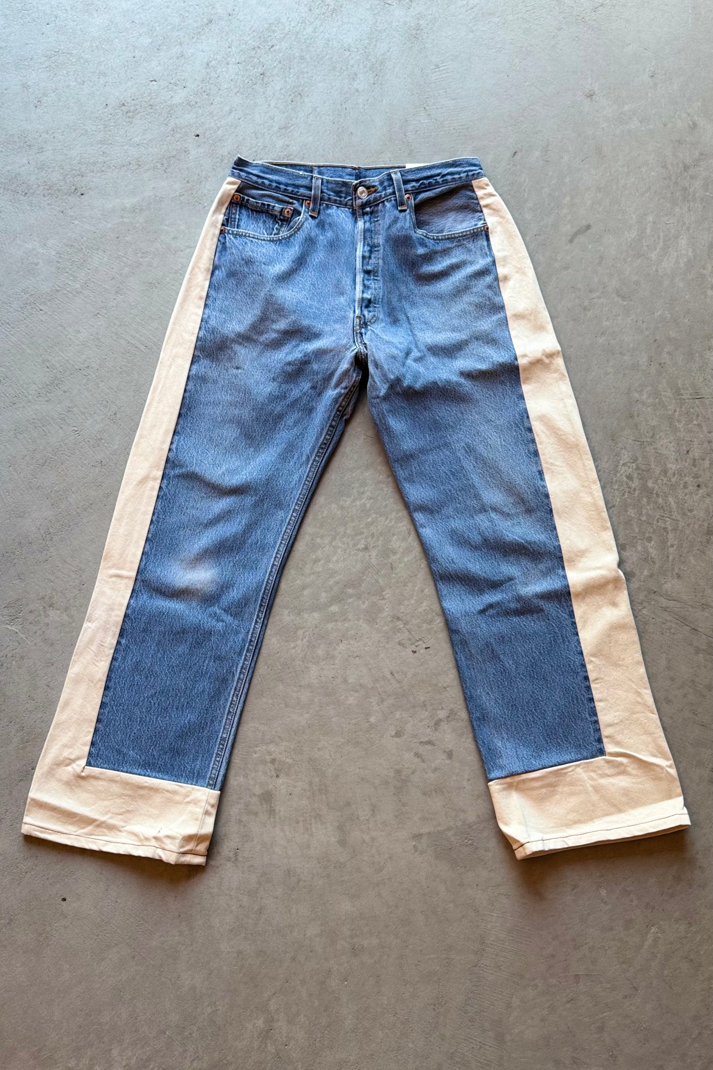 B SIDES Reworked Slouch in Vintage Indigo-Style 02-Size 26