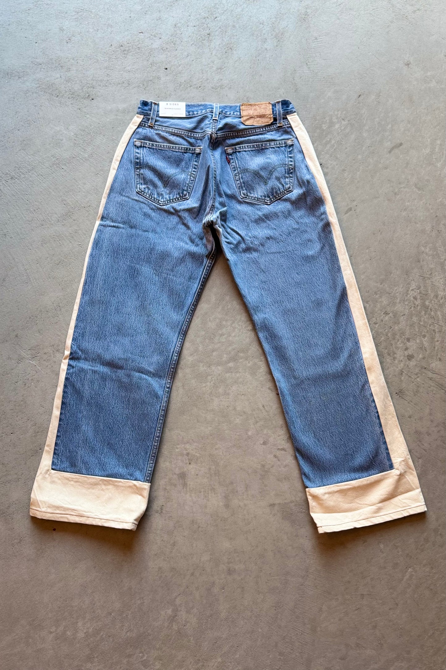 B SIDES Reworked Slouch in Vintage Indigo-Style 02-Size 26