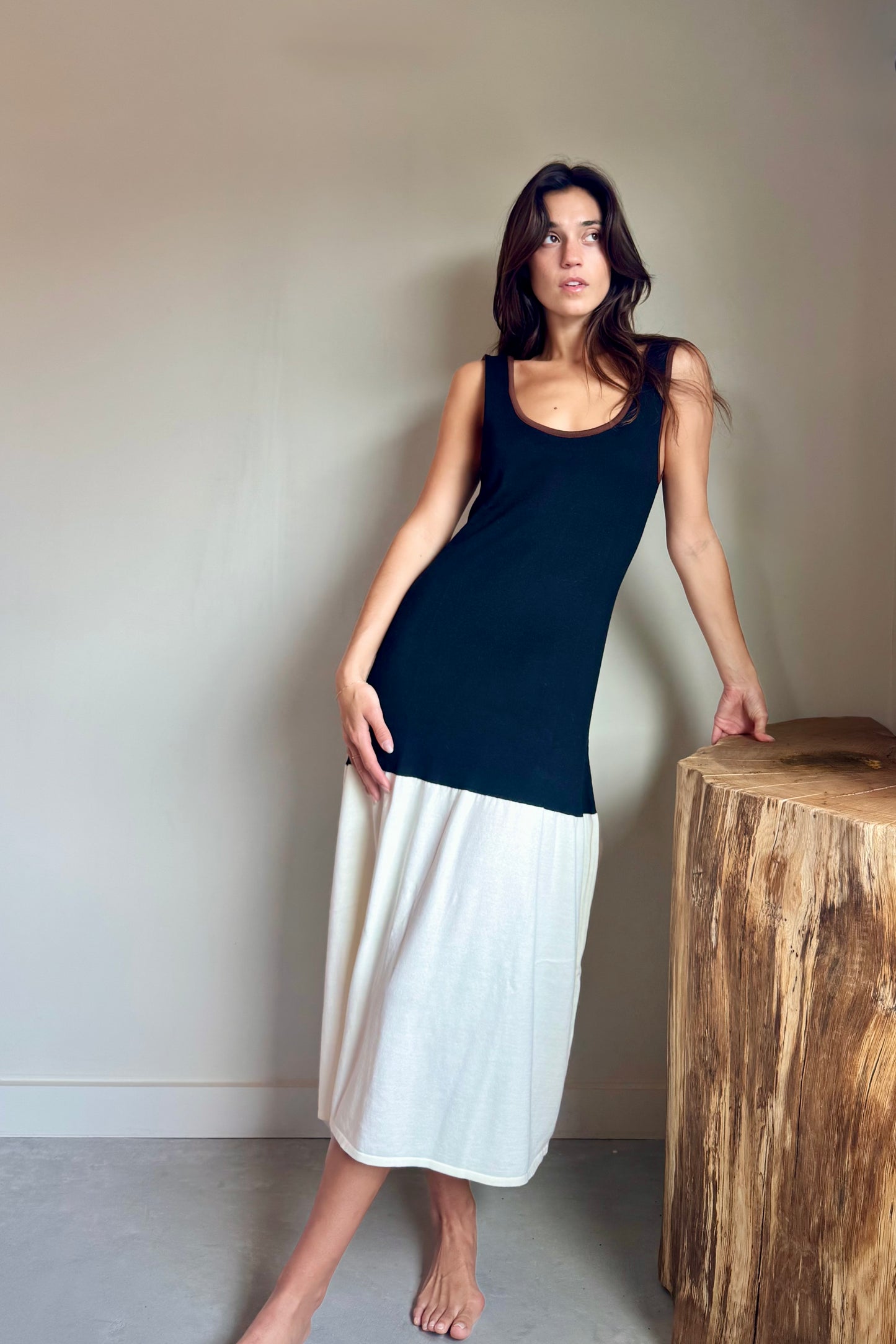 Diarte-Color Block Dress
