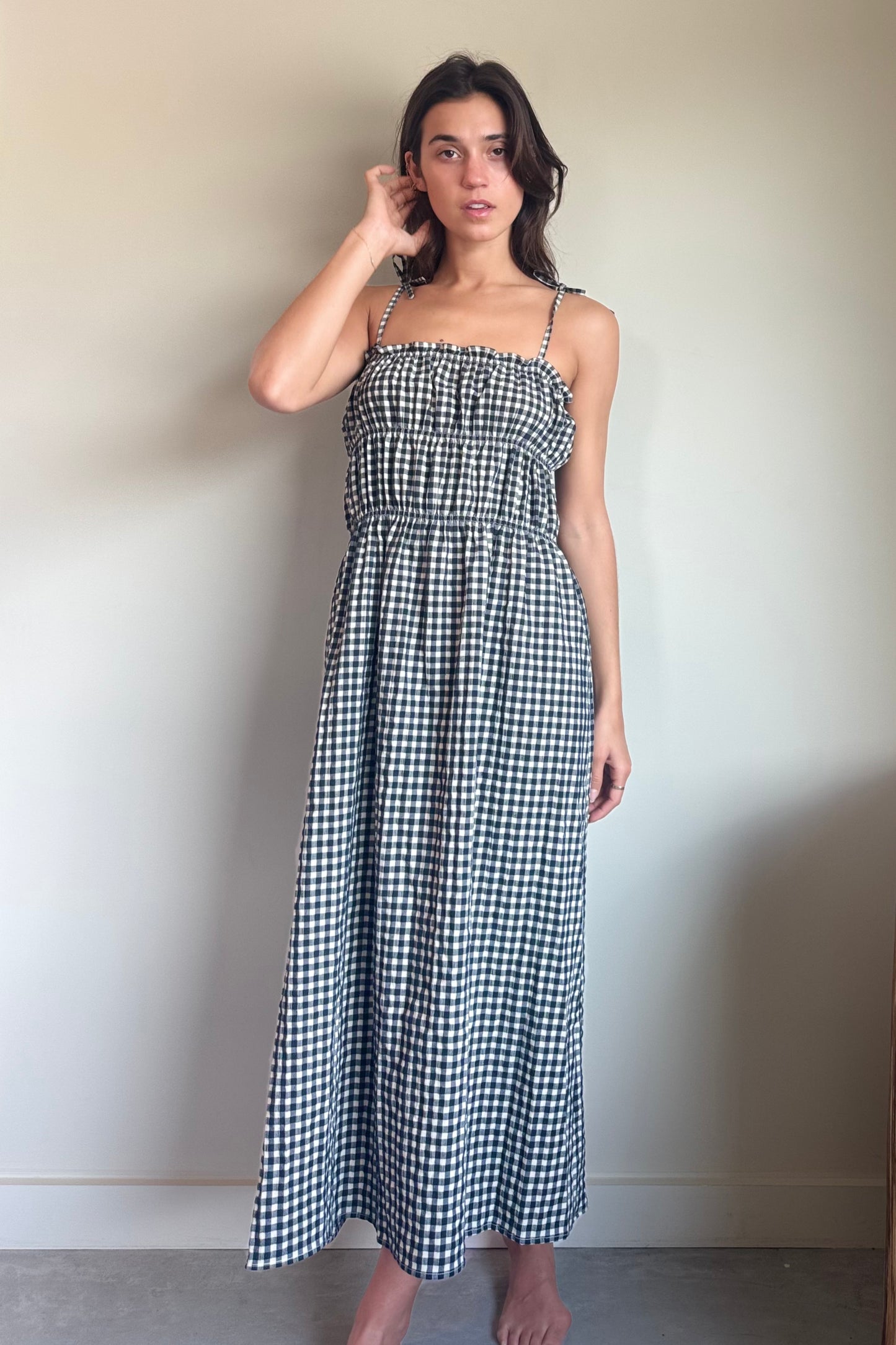 Diarte-Cece Gingham Dress