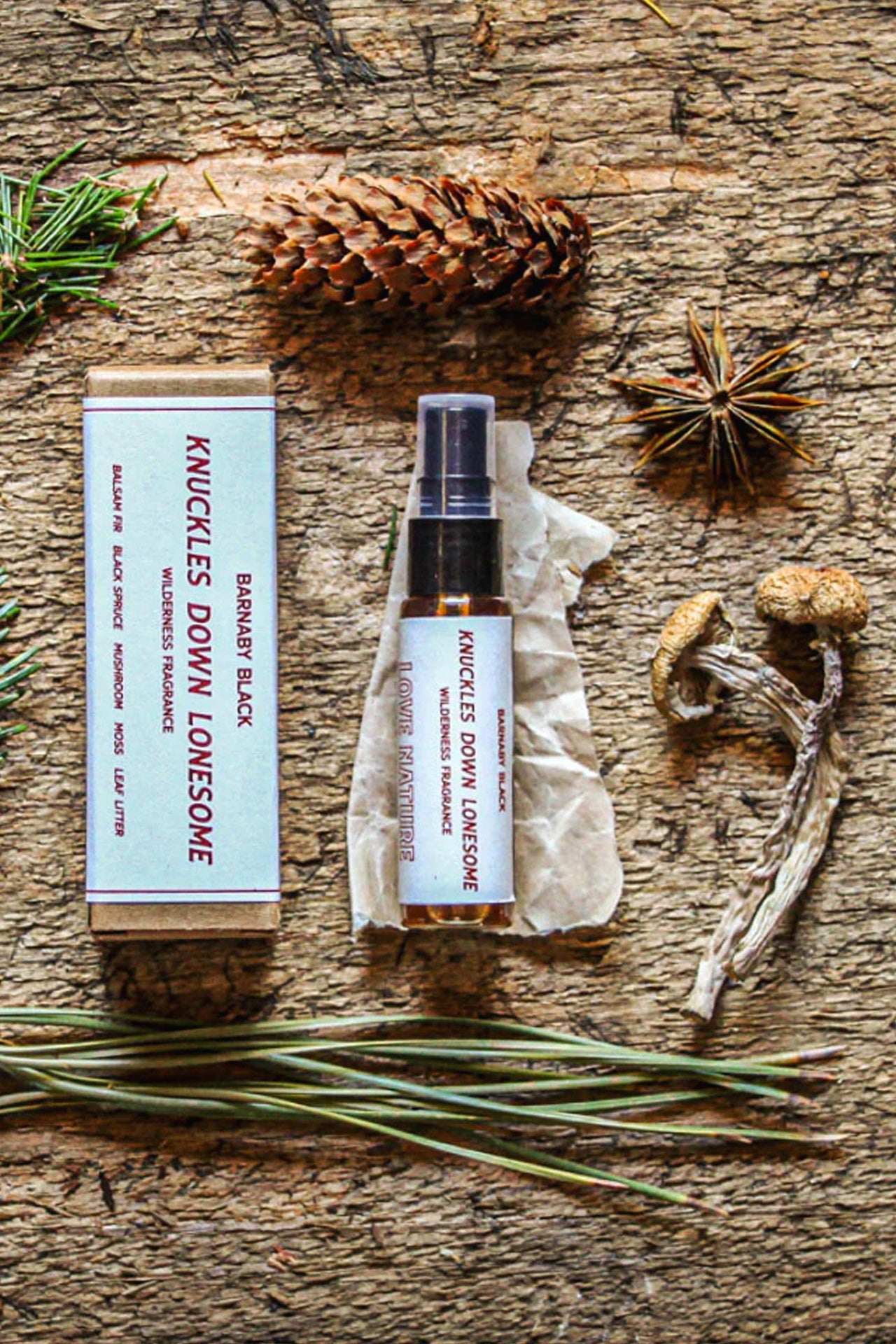 Barnaby Black Knuckles Down Lonesome Travel Fragrance