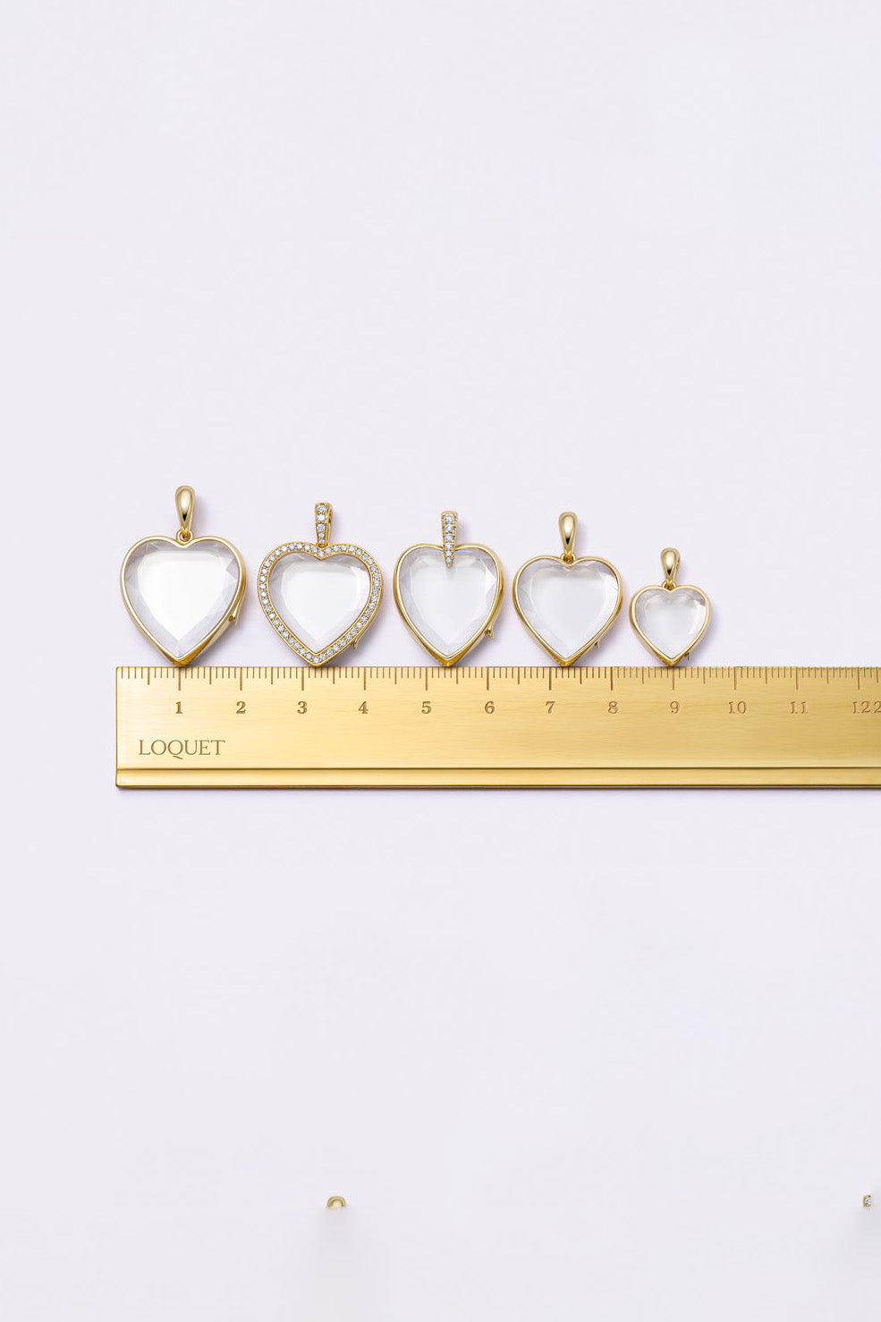 Loquet London- Midi Heart Rolo Locket Necklace Set 18K