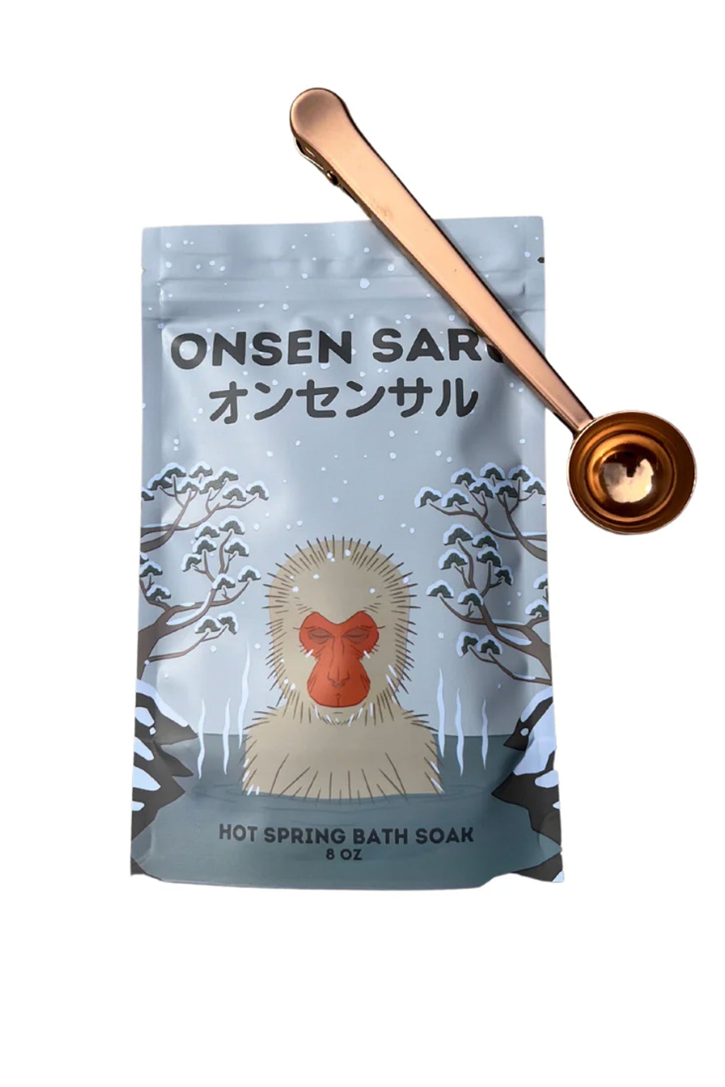 Onsen Saru Rose Gold Scoop Clip