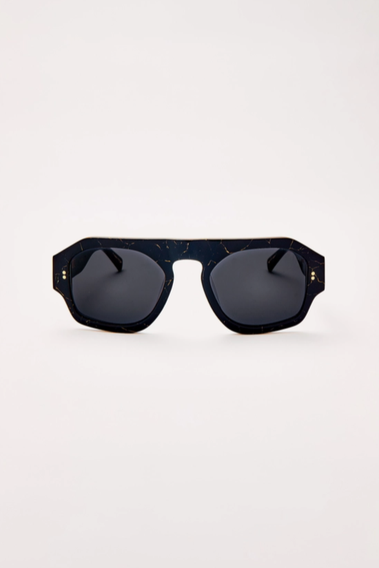 Sardine-Louie-Nouveau Noir Aviator Sunglasses
